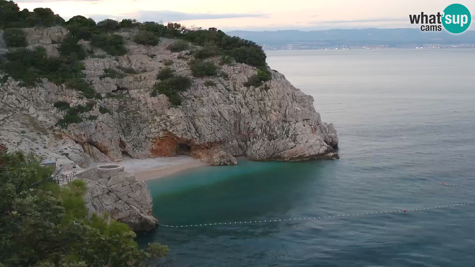 Web kamera plaže Brseč – Mošćenička Draga – Hrvatska