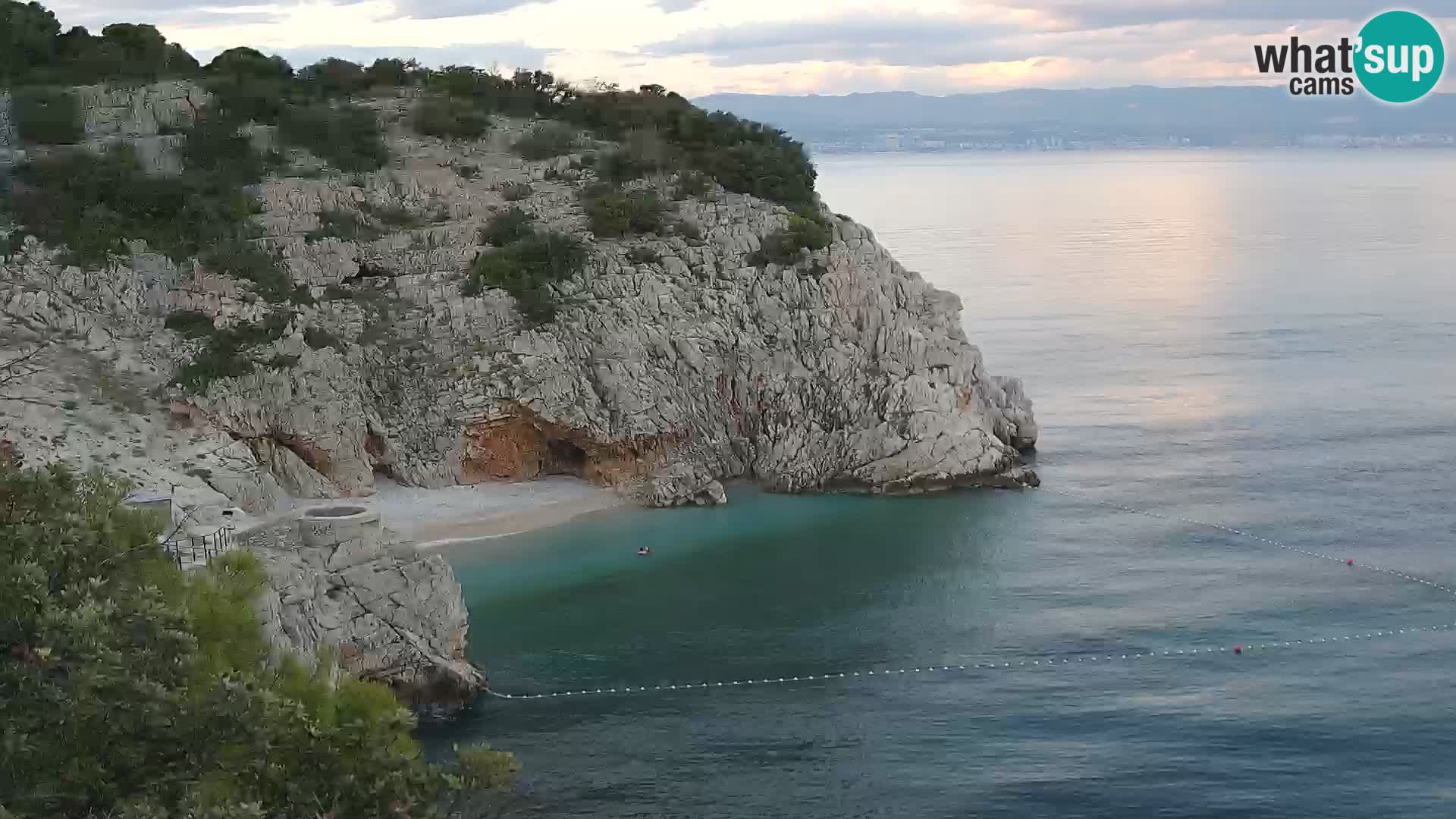 Webcam Brseč Strand – Mošćenička Draga – Kroatien