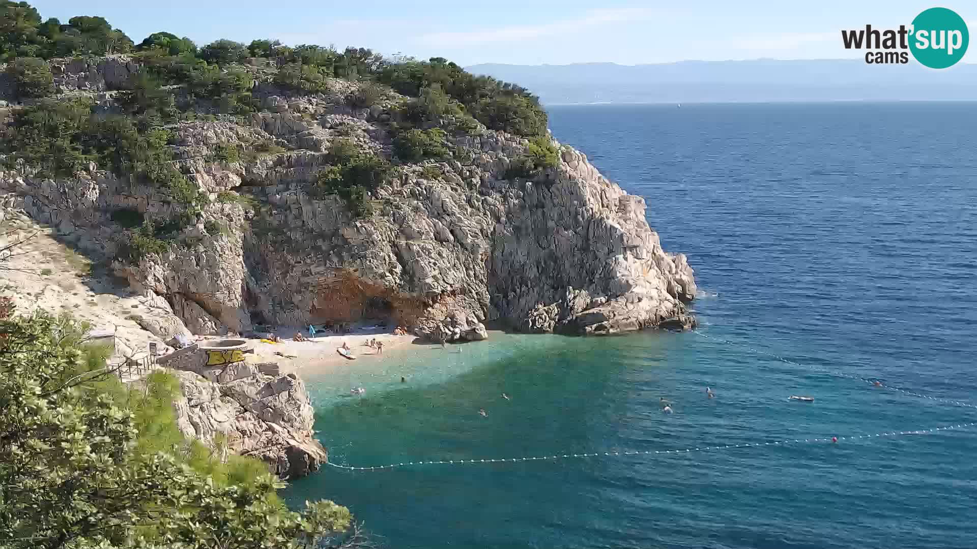 Webcam Brseč Strand – Mošćenička Draga – Kroatien