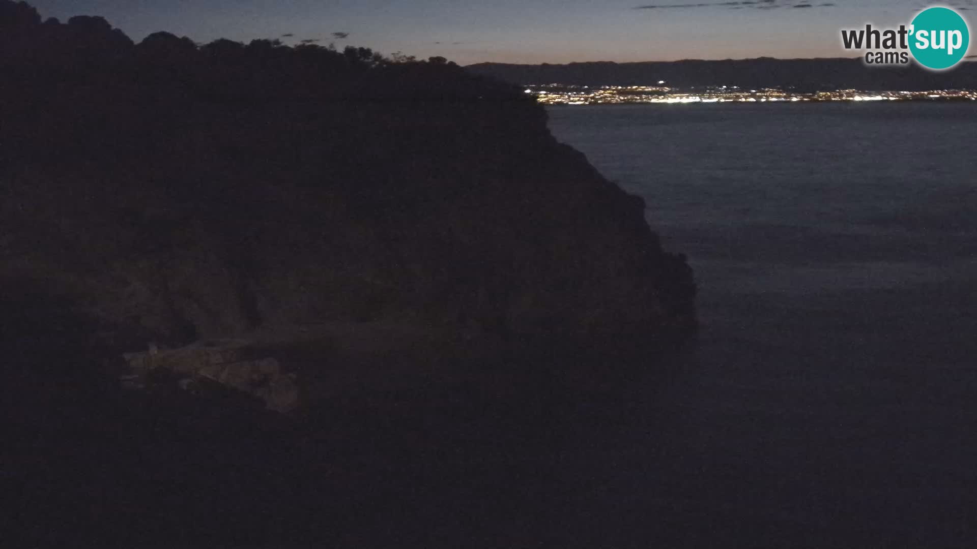 Spletna kamera Brseč plaža – Mošćenička Draga – Hrvaška