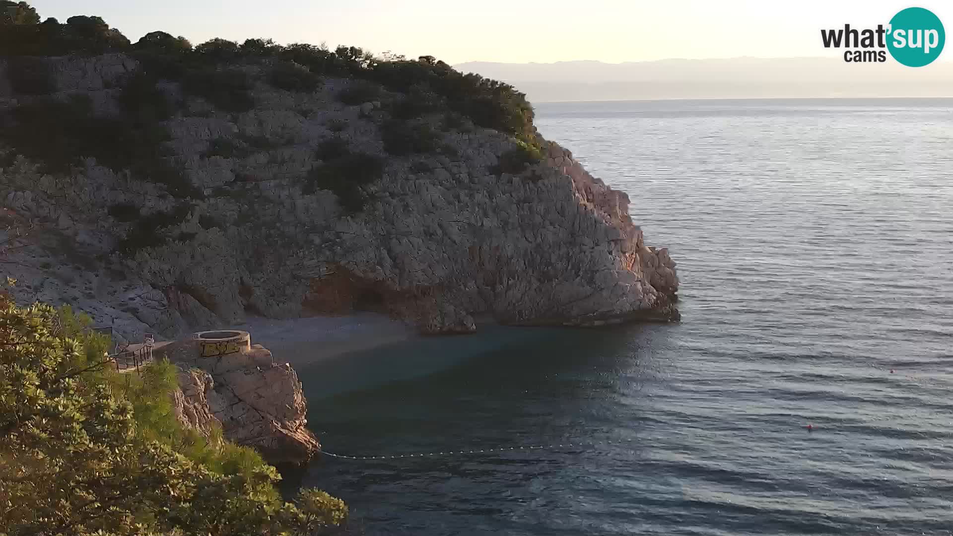 Web kamera plaže Brseč – Mošćenička Draga – Hrvatska