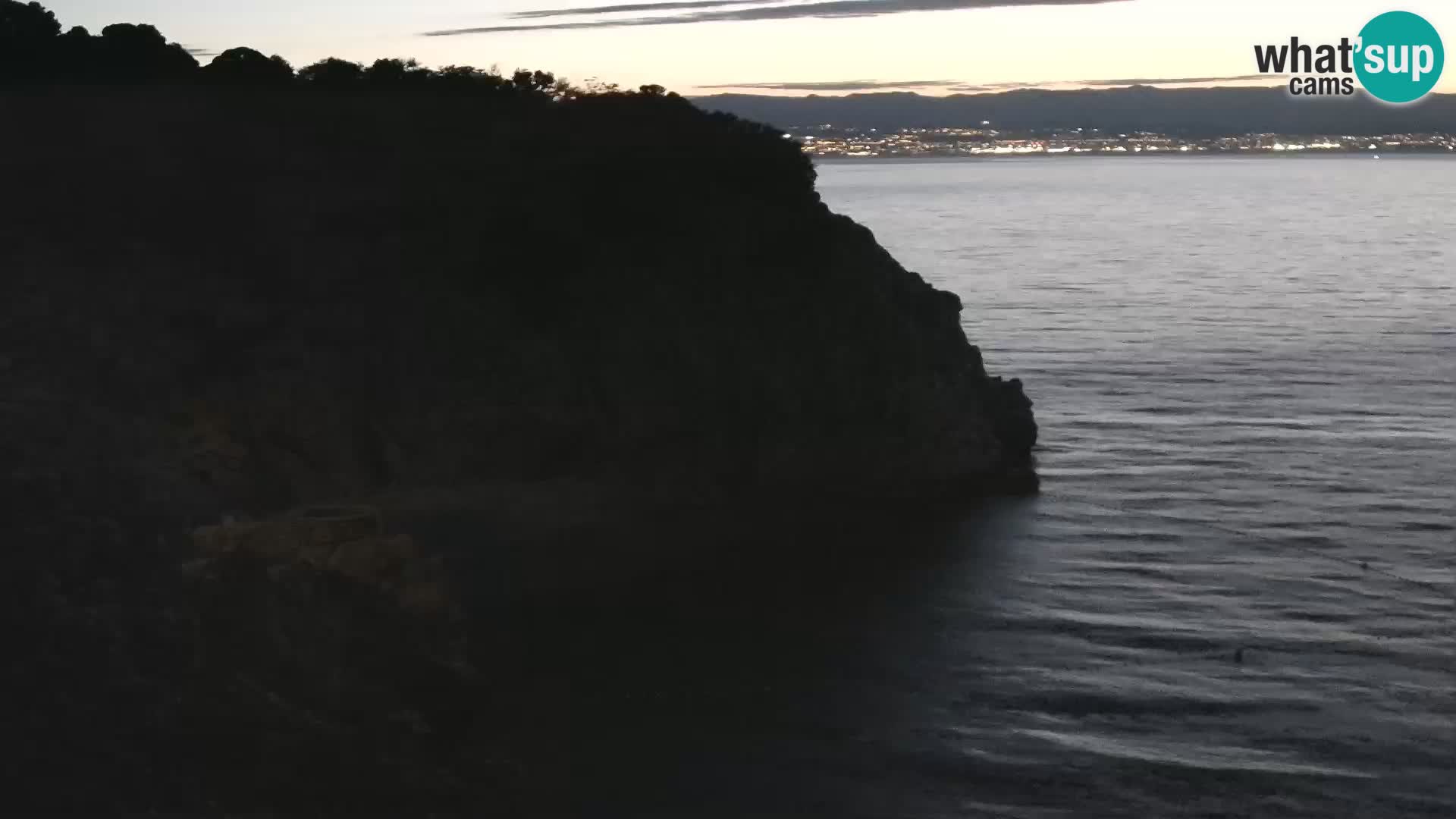 Webcam Brseč beach – Mošćenička Draga – Croatia
