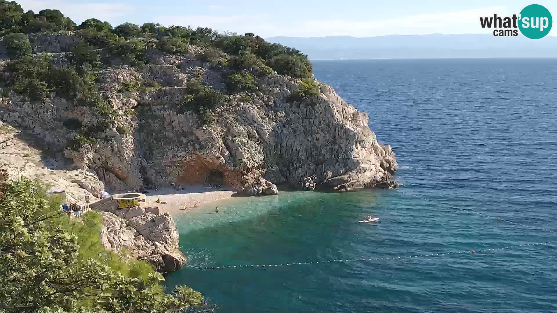 Web kamera plaže Brseč – Mošćenička Draga – Hrvatska