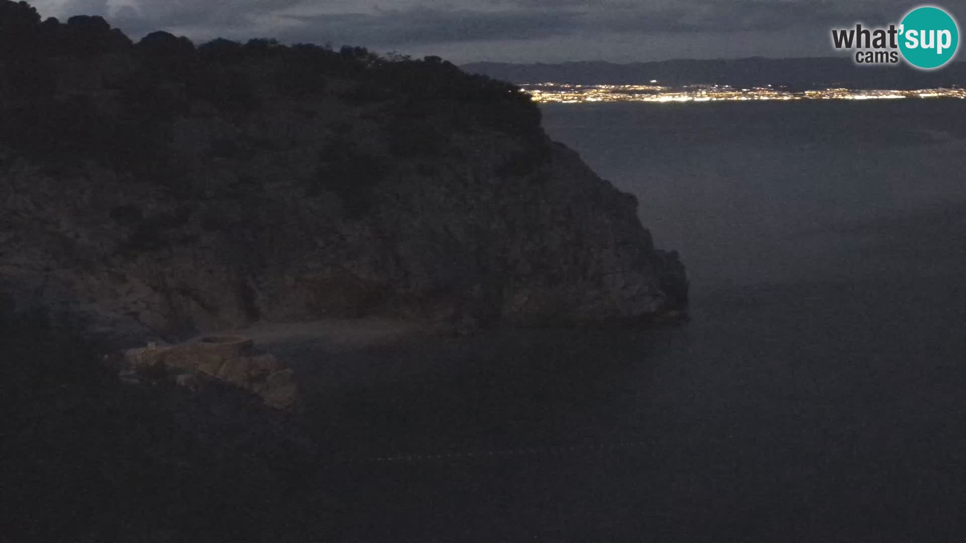Spletna kamera Brseč plaža – Mošćenička Draga – Hrvaška