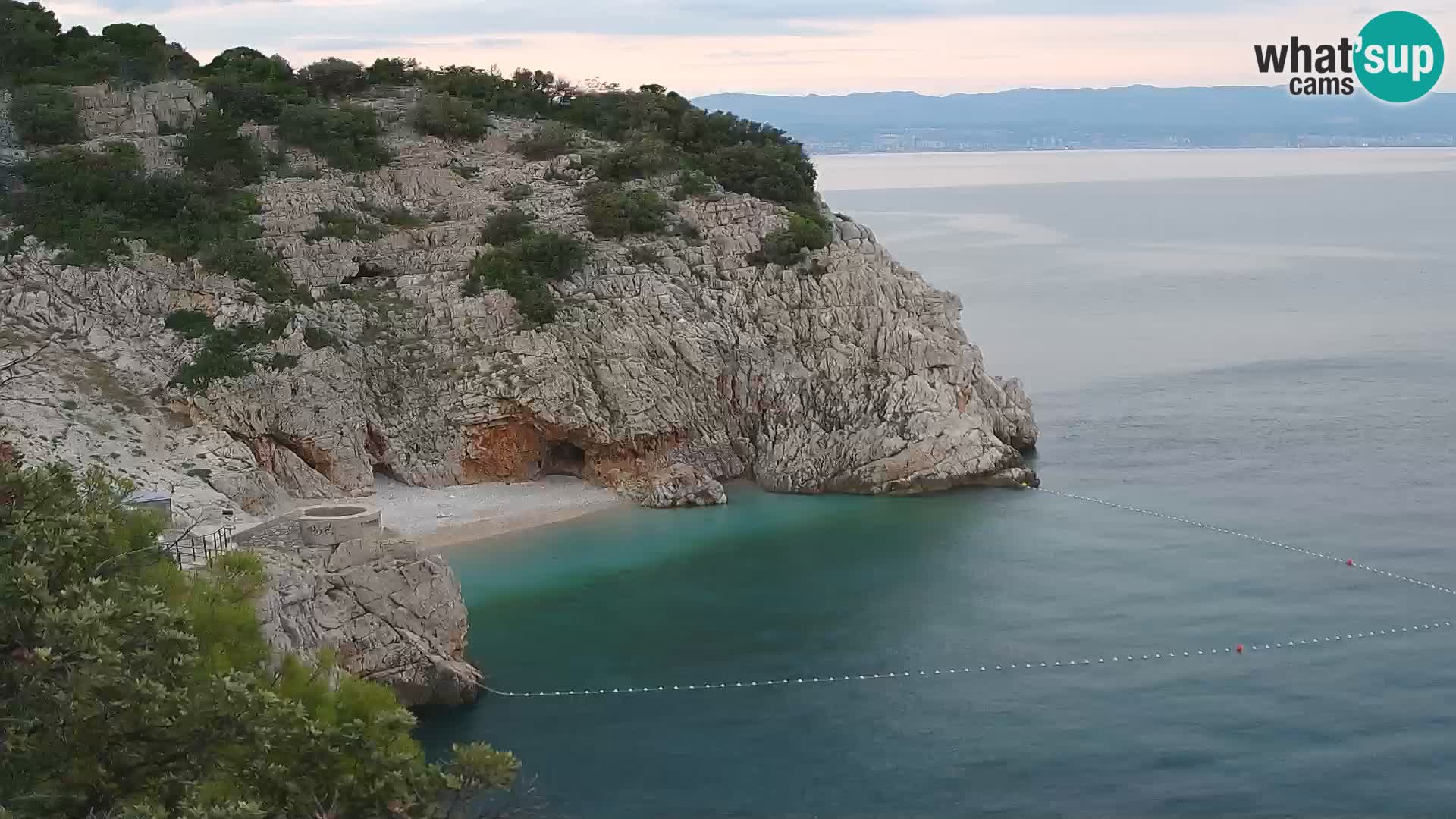 Webcam Brseč beach – Mošćenička Draga – Croatia