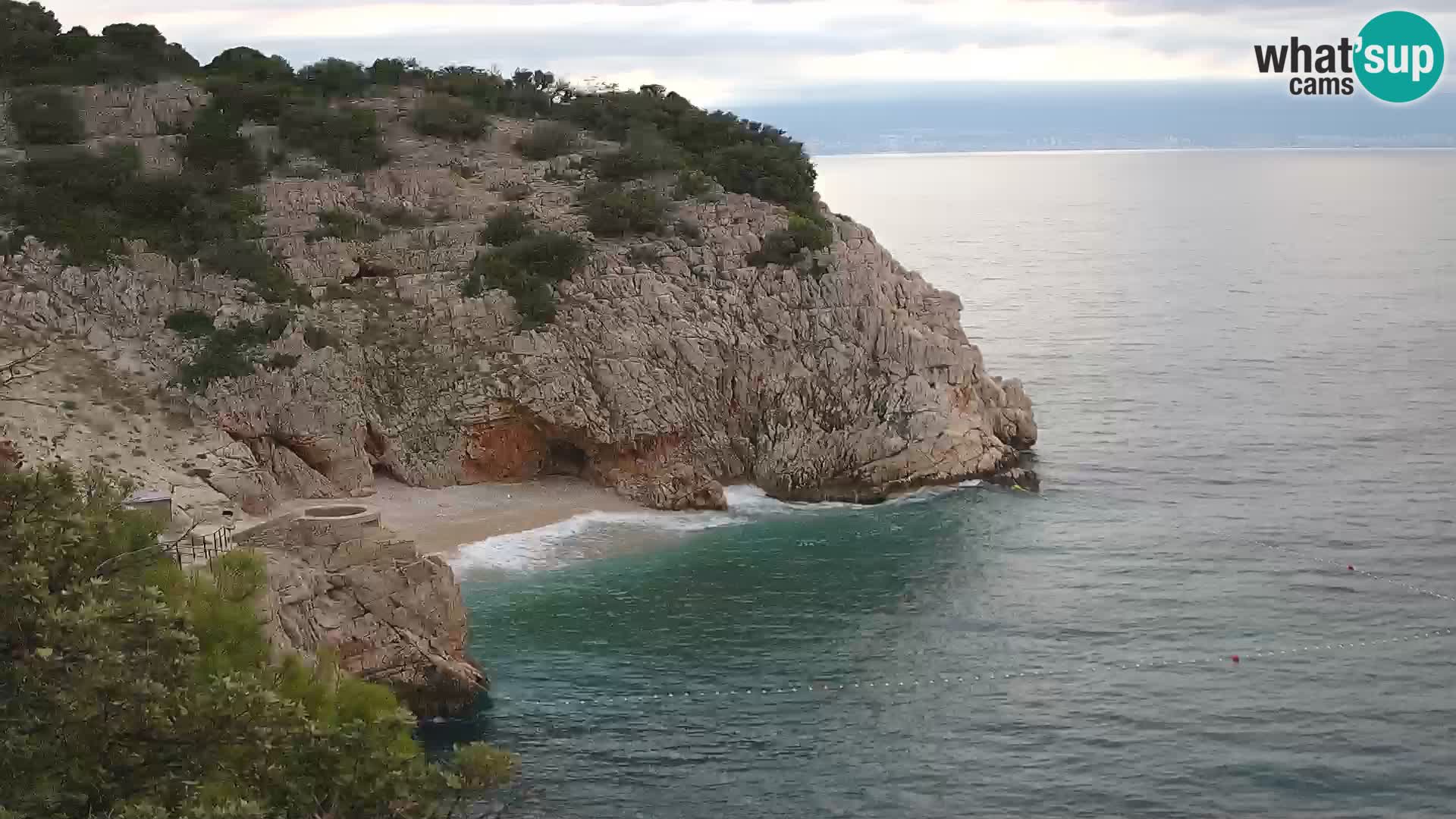 Web kamera plaže Brseč – Mošćenička Draga – Hrvatska