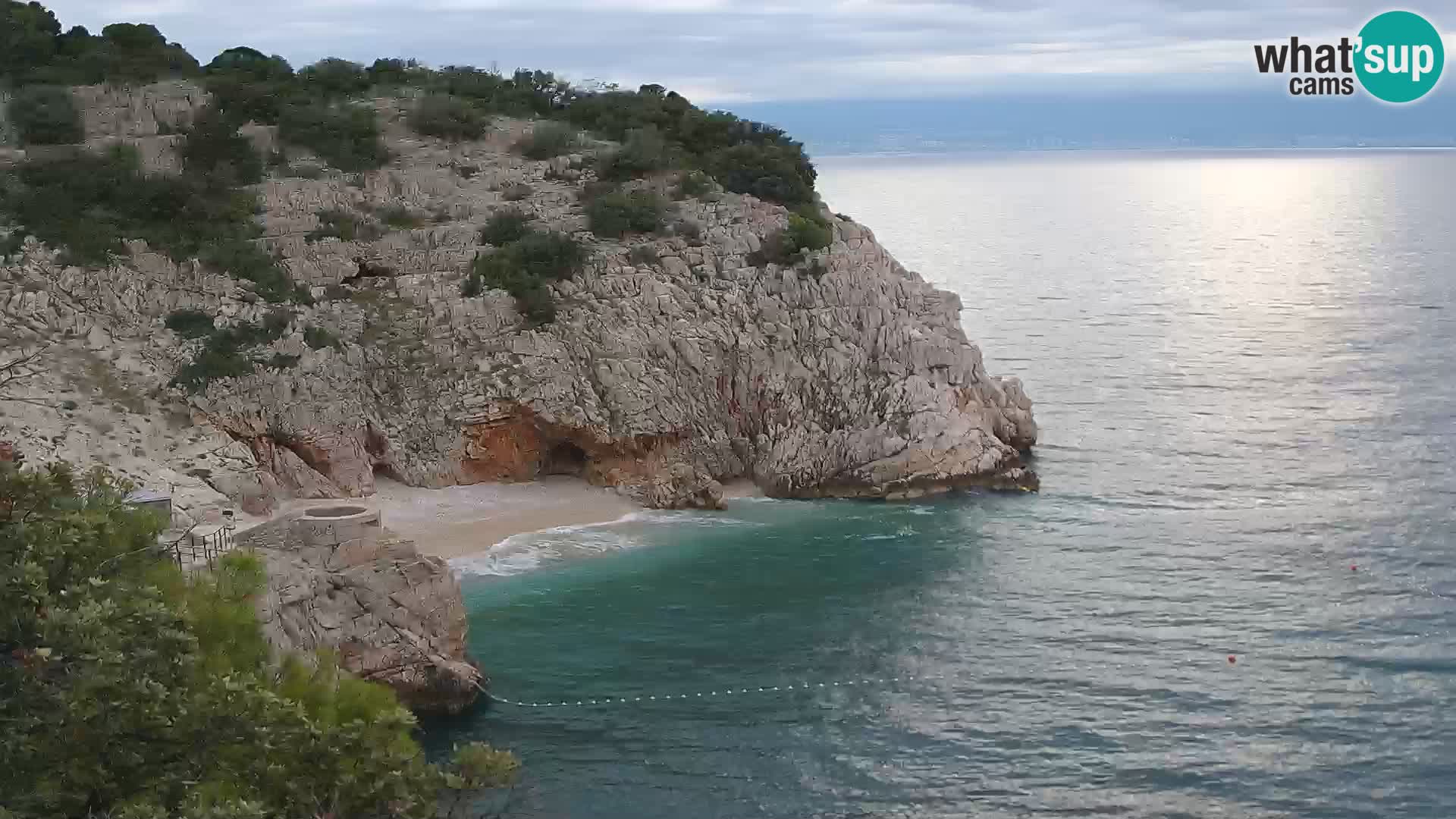 Webcam Bersezio spiaggia – Draga di Moschiena – Croazia
