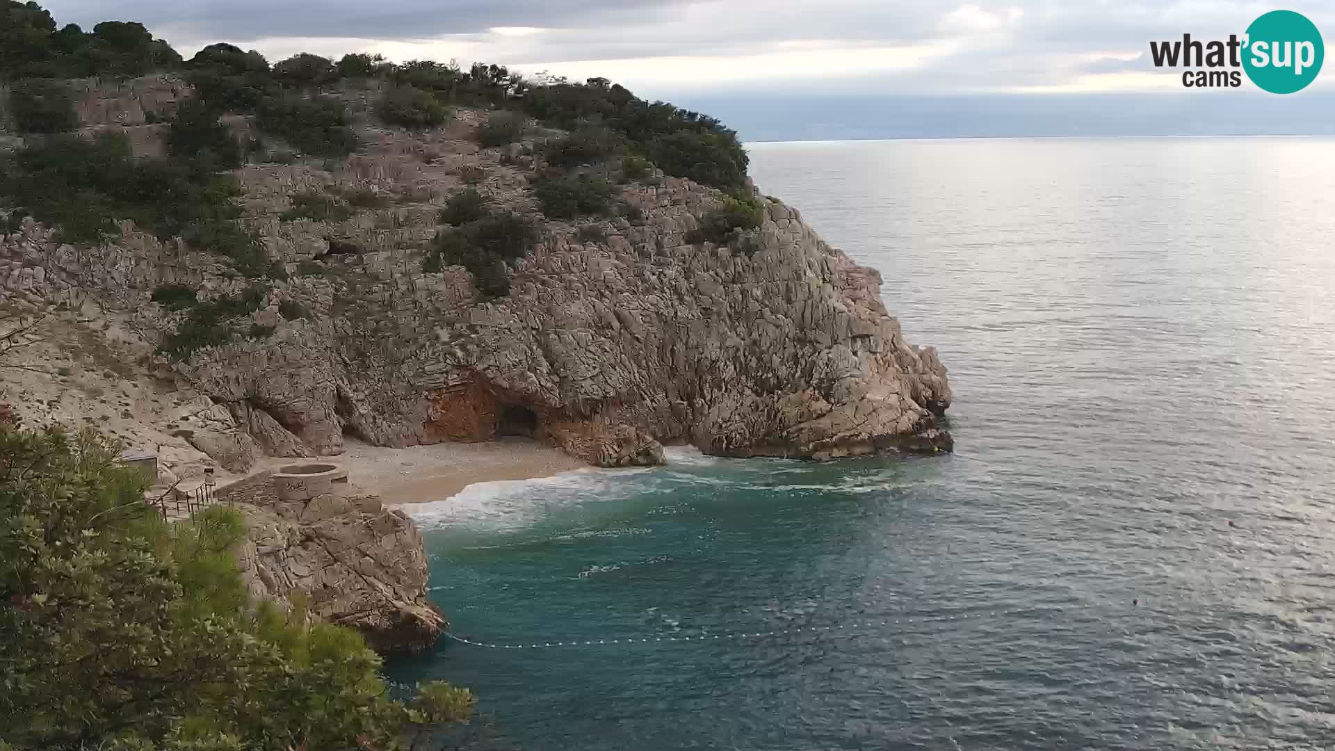 Webcam Brseč Strand – Mošćenička Draga – Kroatien