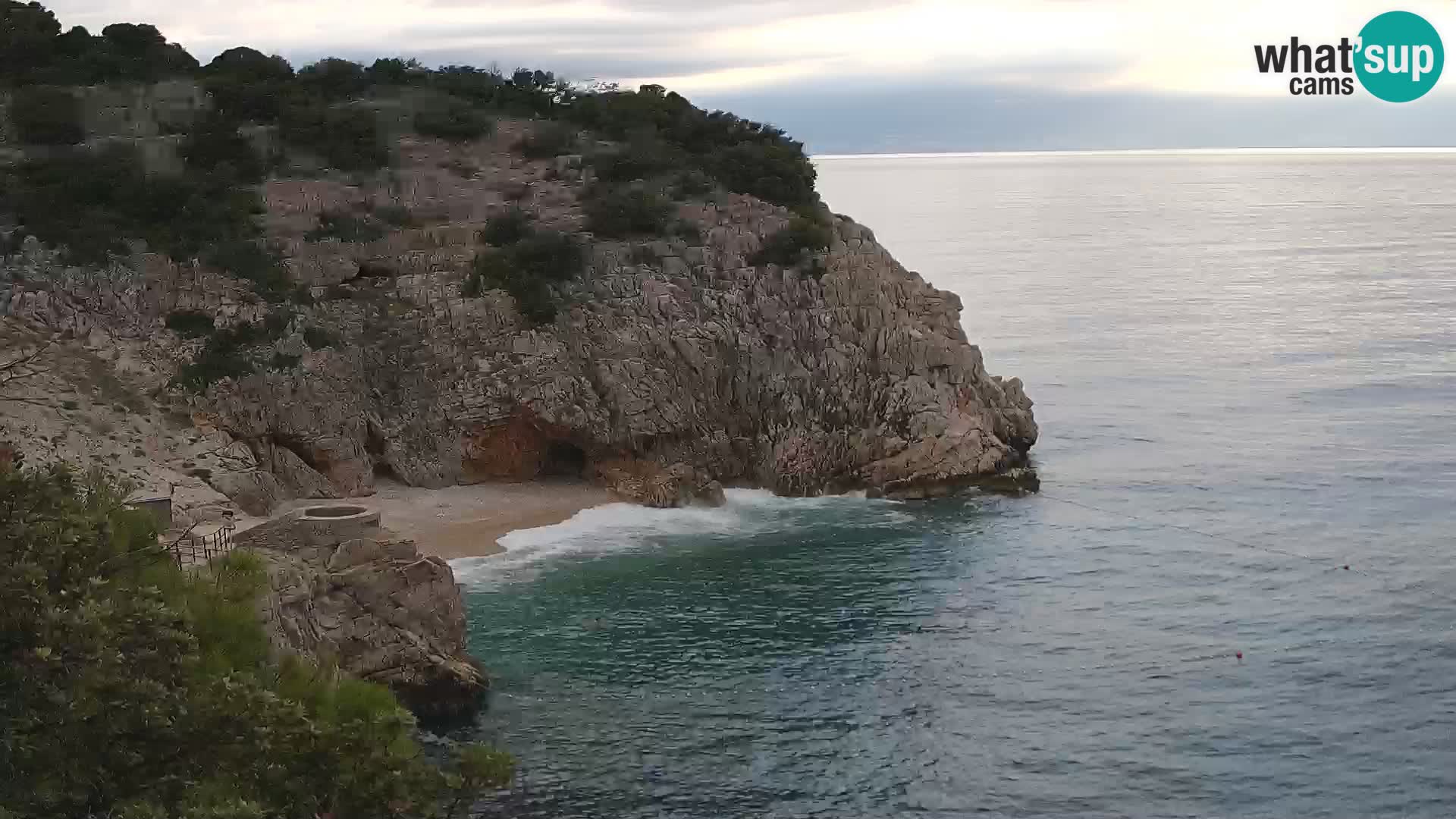 Web kamera plaže Brseč – Mošćenička Draga – Hrvatska