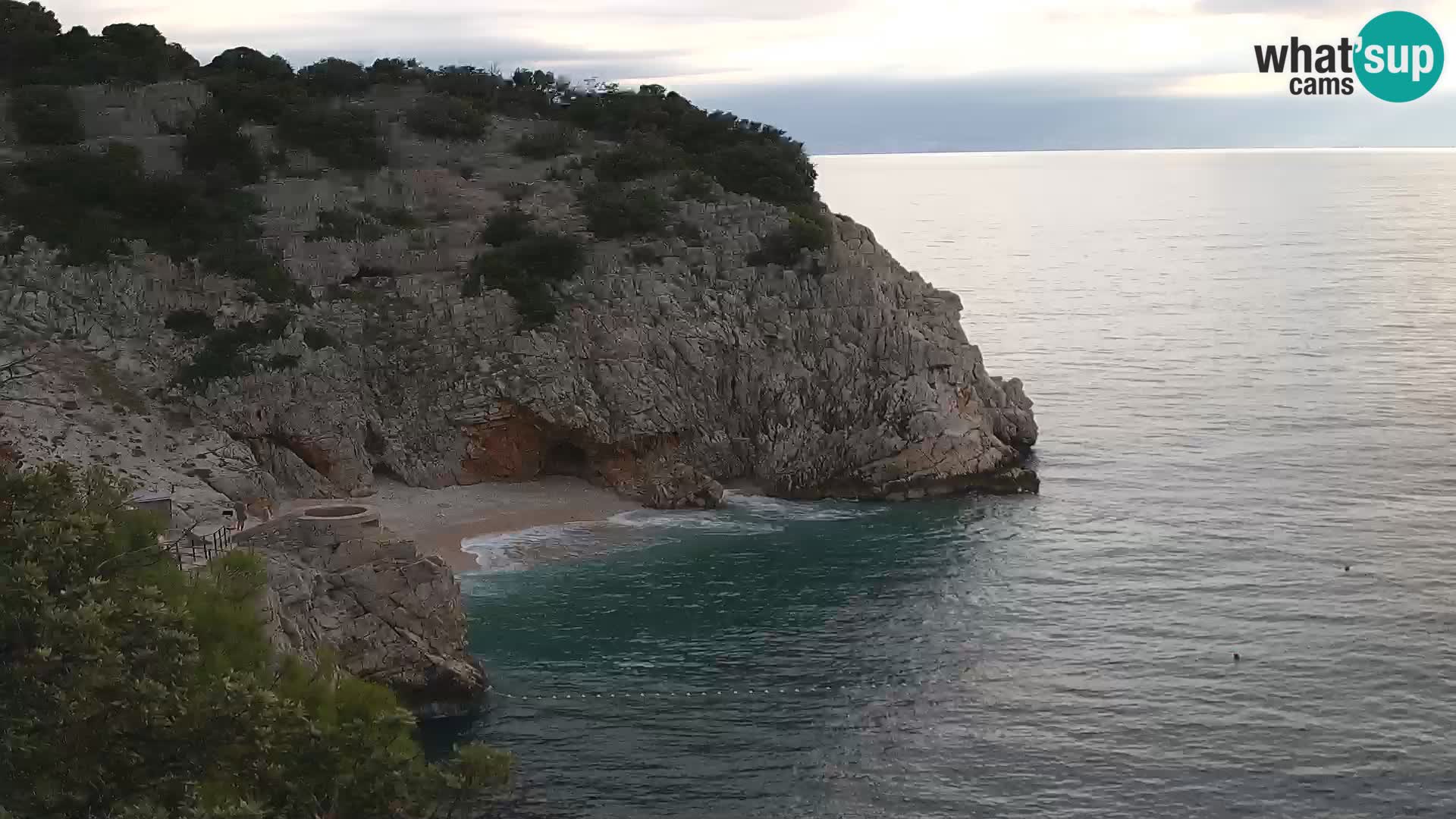Webcam Brseč Strand – Mošćenička Draga – Kroatien