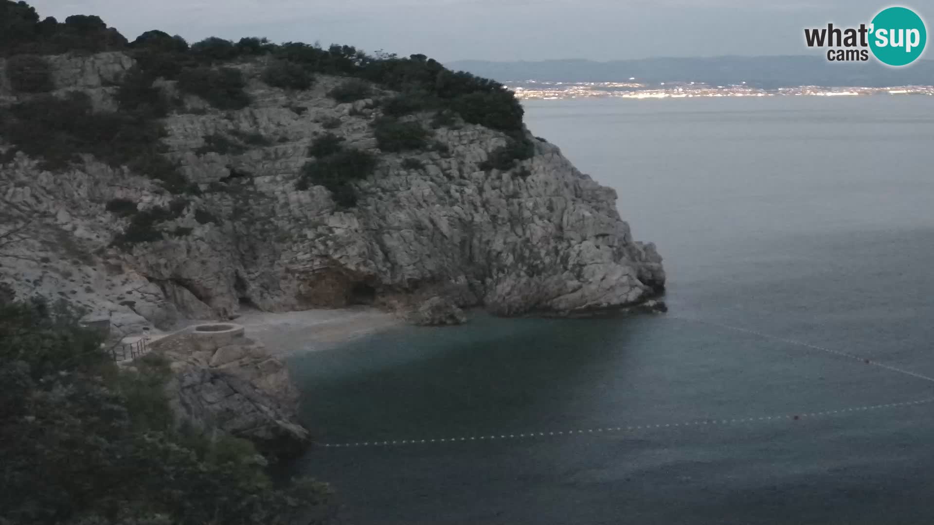 Webcam Bersezio spiaggia – Draga di Moschiena – Croazia