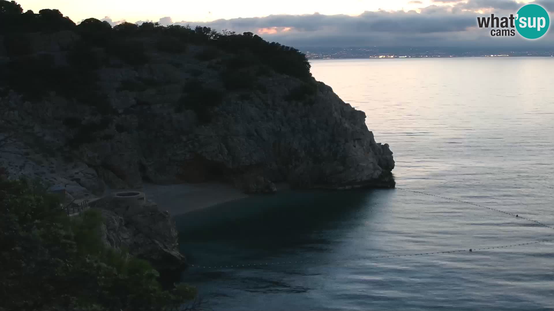 Web kamera plaže Brseč – Mošćenička Draga – Hrvatska