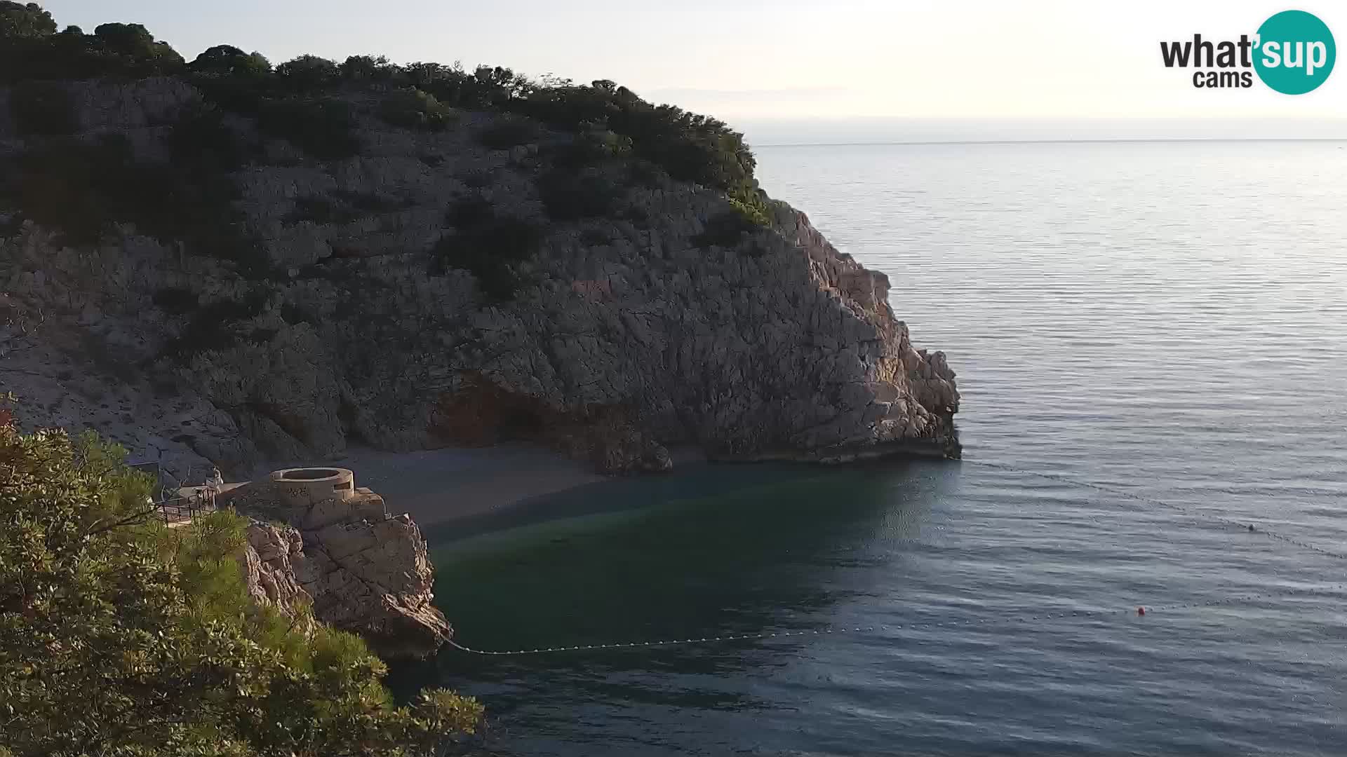 Webcam Bersezio spiaggia – Draga di Moschiena – Croazia
