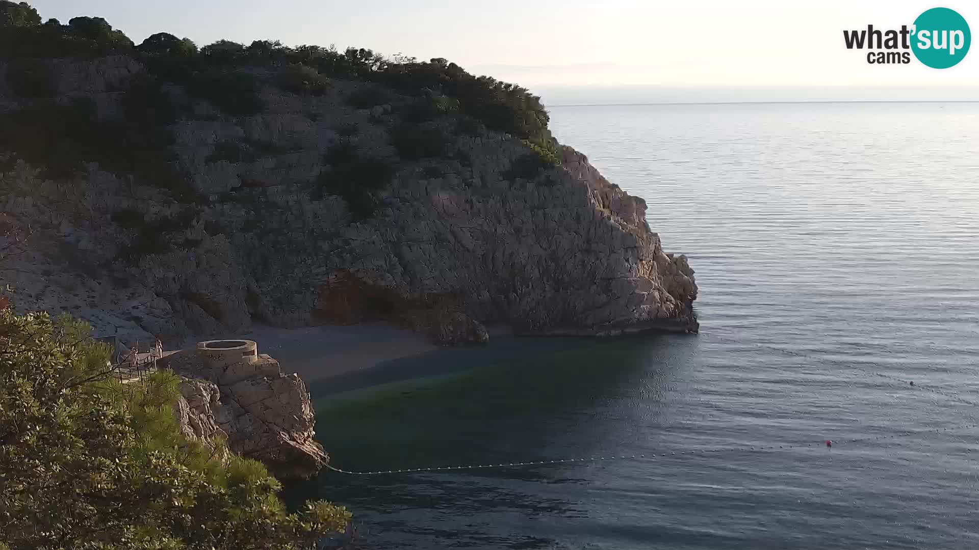 Webcam Brseč beach – Mošćenička Draga – Croatia