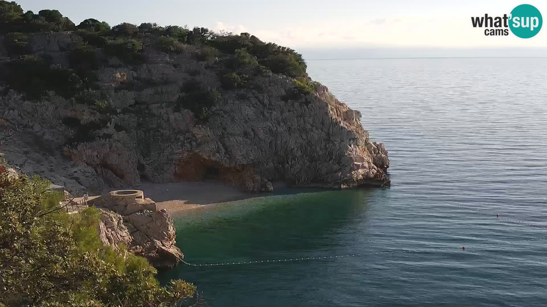 Webcam Brseč beach – Mošćenička Draga – Croatia