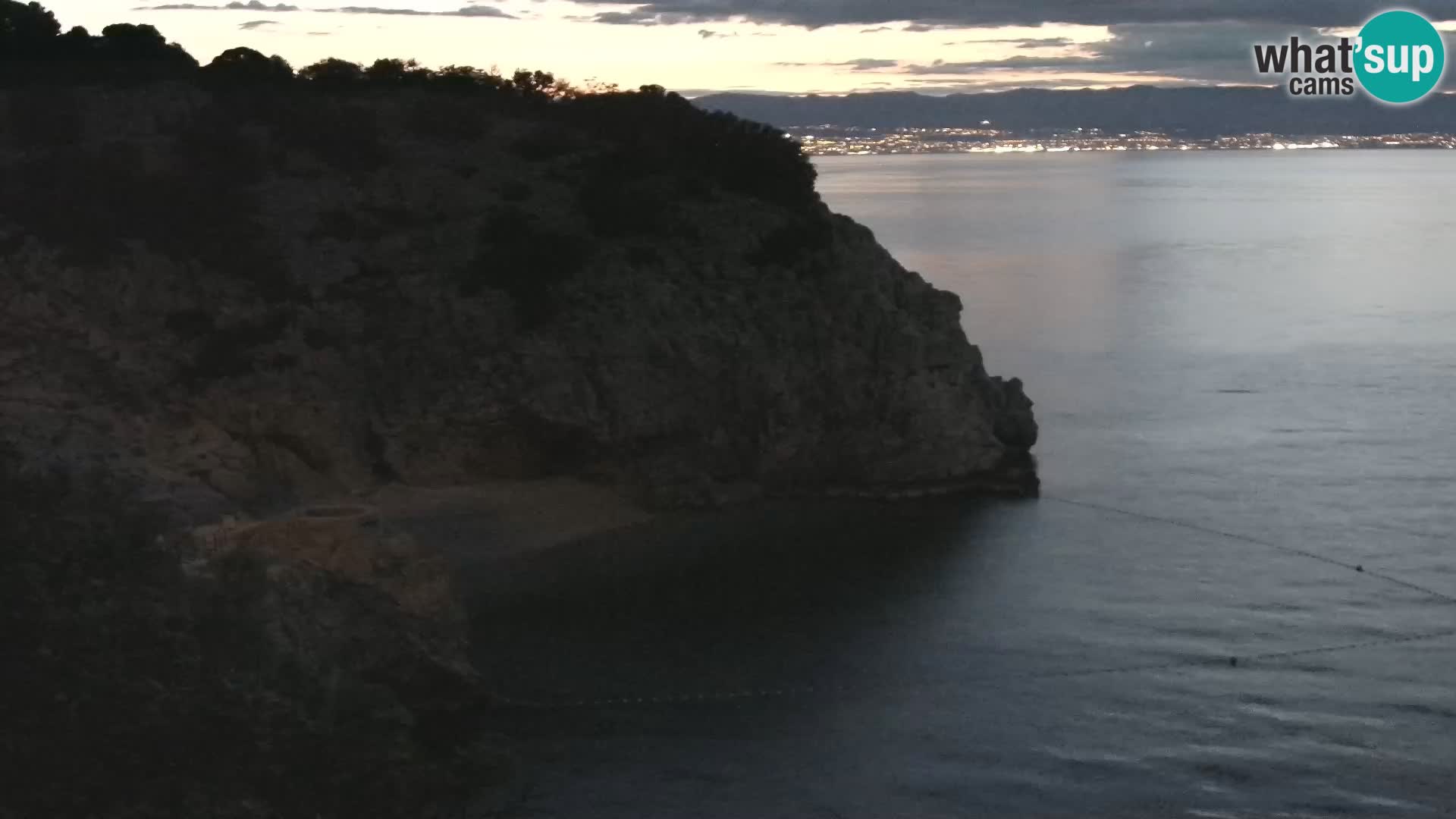 Webcam Brseč Strand – Mošćenička Draga – Kroatien