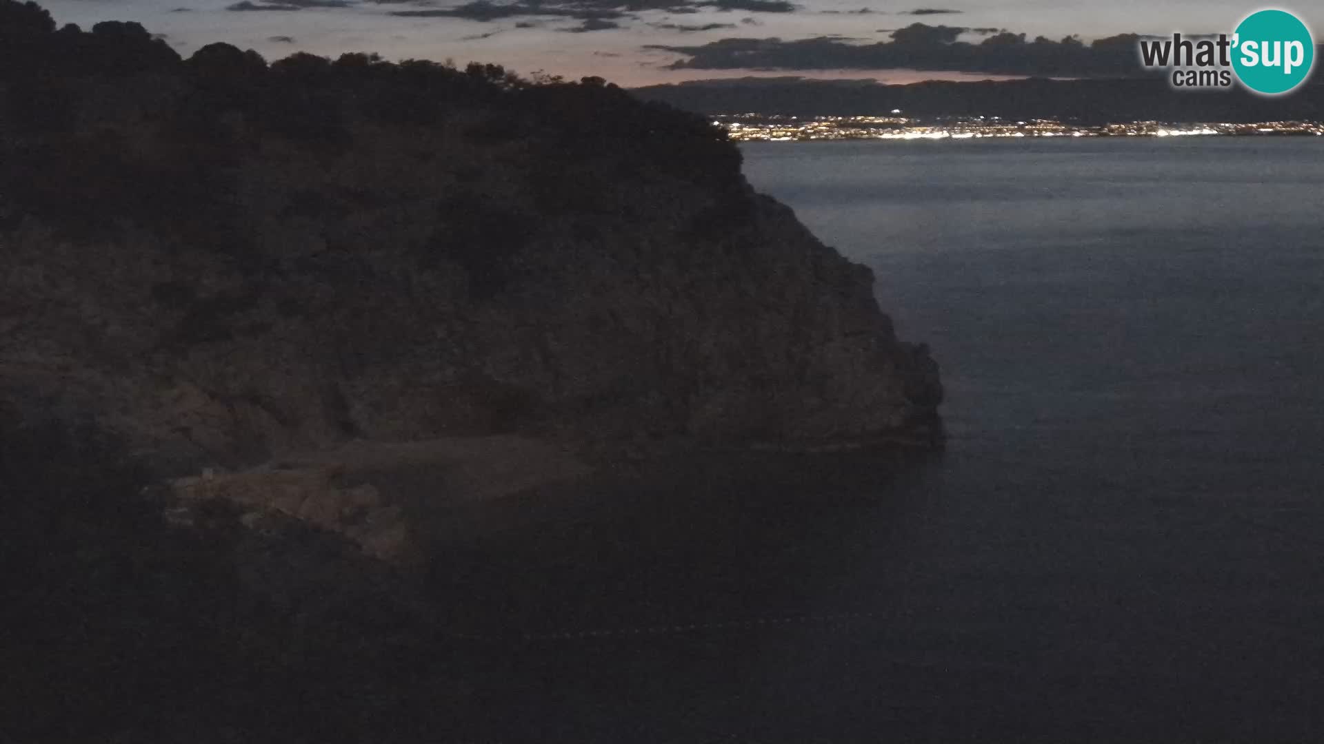 Spletna kamera Brseč plaža – Mošćenička Draga – Hrvaška