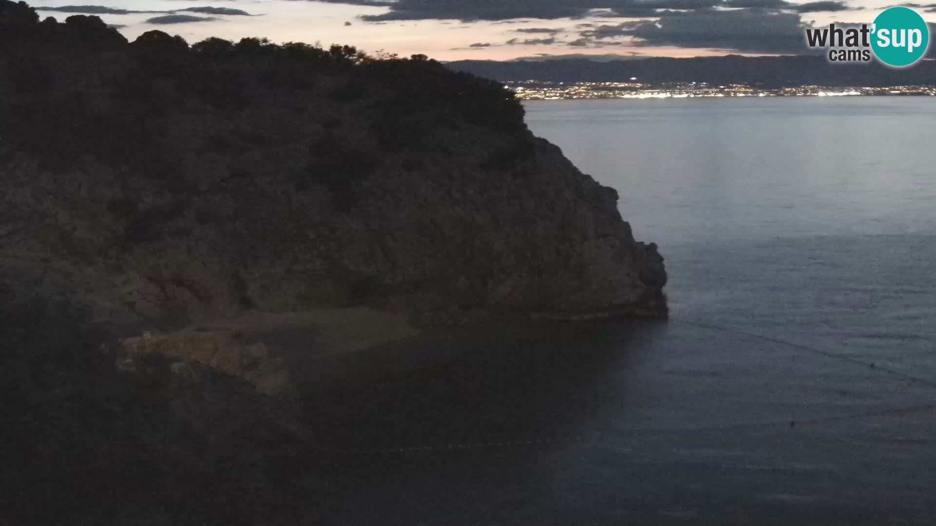 Webcam Bersezio spiaggia – Draga di Moschiena – Croazia