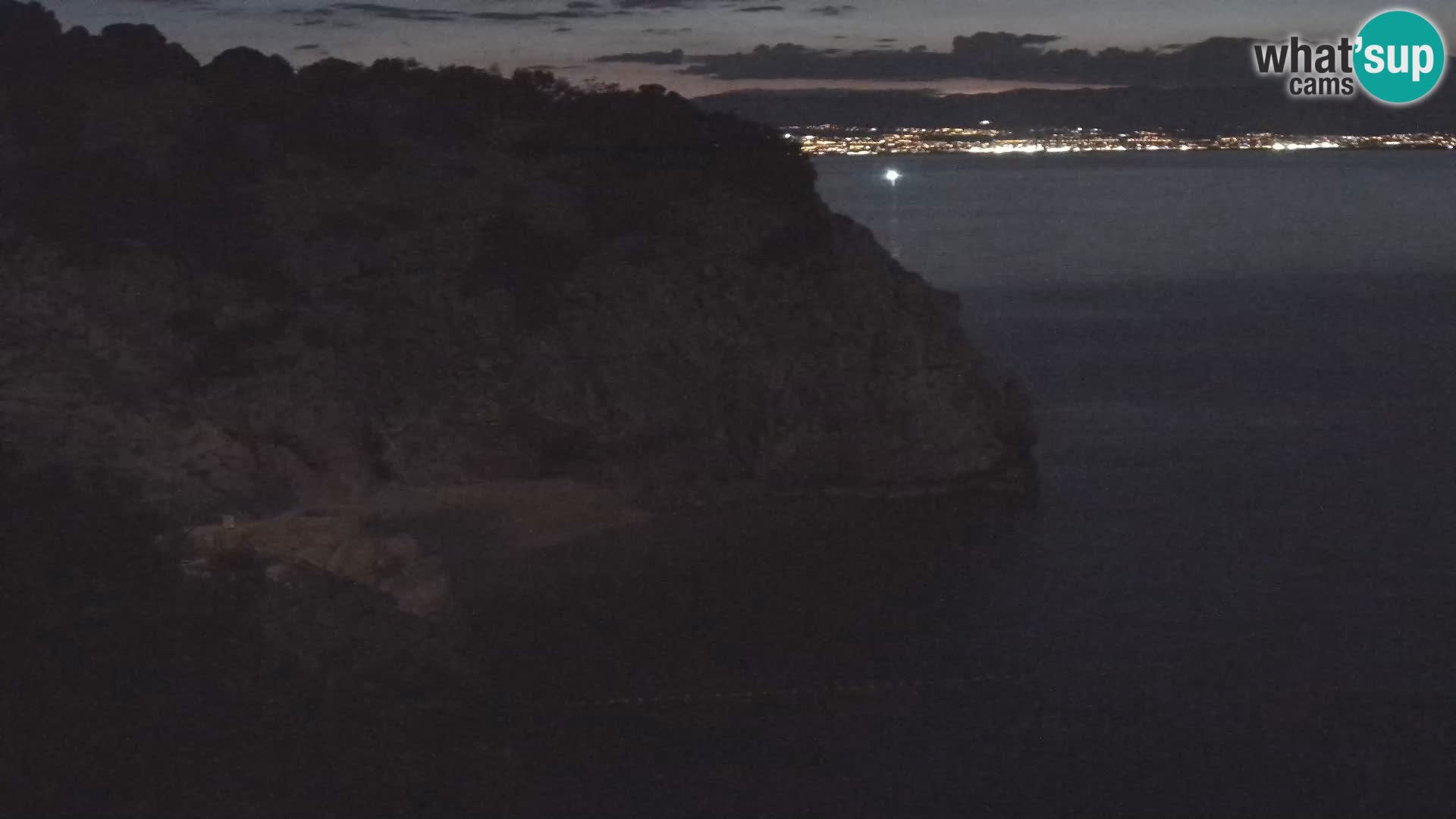 Cámara web de la playa de Brseč en Mošćenička Draga, Croacia
