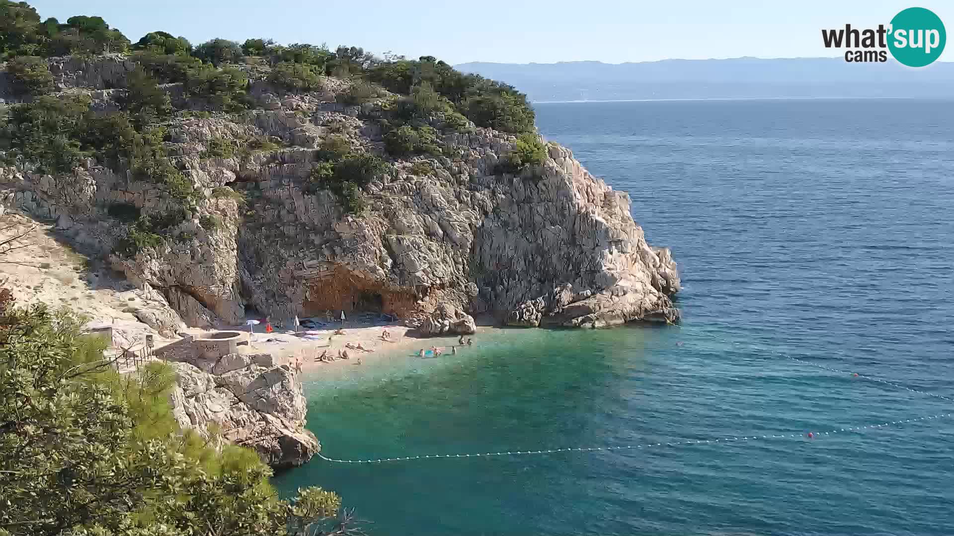 Webcam Bersezio spiaggia – Draga di Moschiena – Croazia