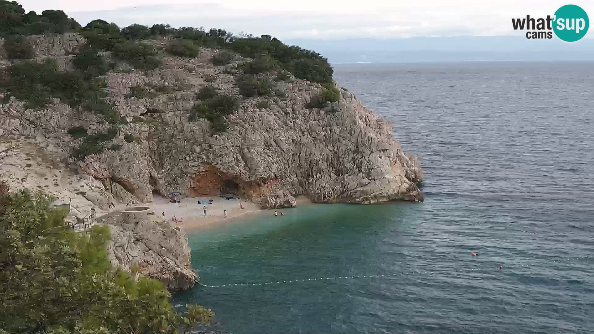 Webcam Brseč beach – Mošćenička Draga – Croatia