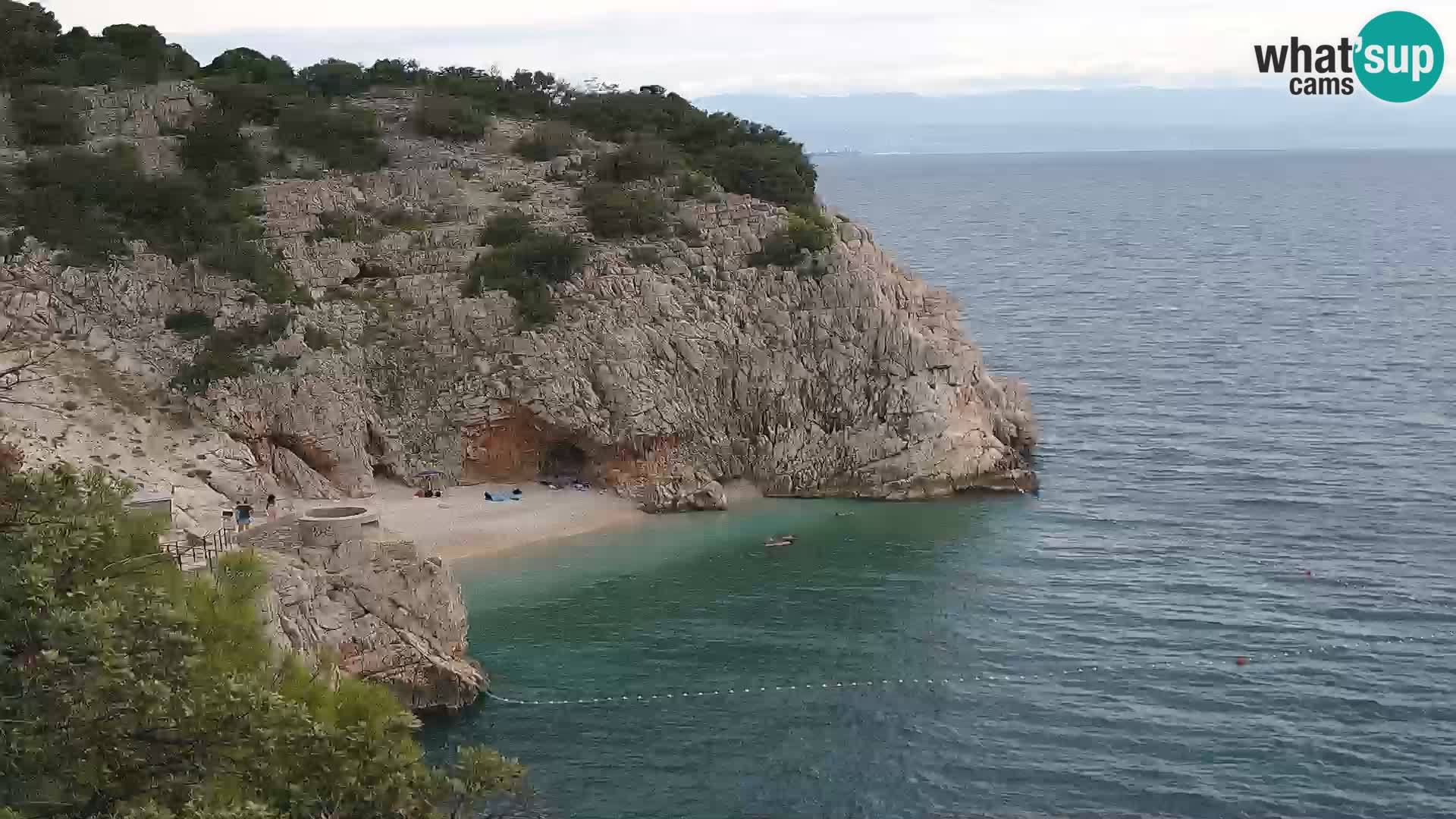 Webcam Bersezio spiaggia – Draga di Moschiena – Croazia
