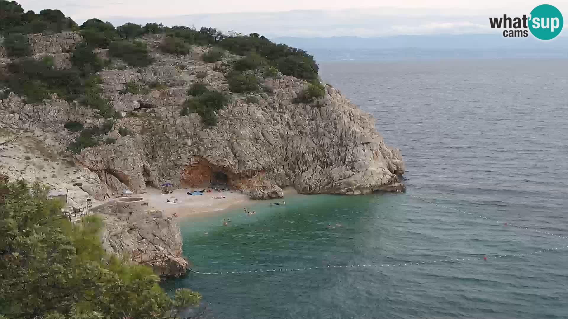Webcam Brseč Strand – Mošćenička Draga – Kroatien