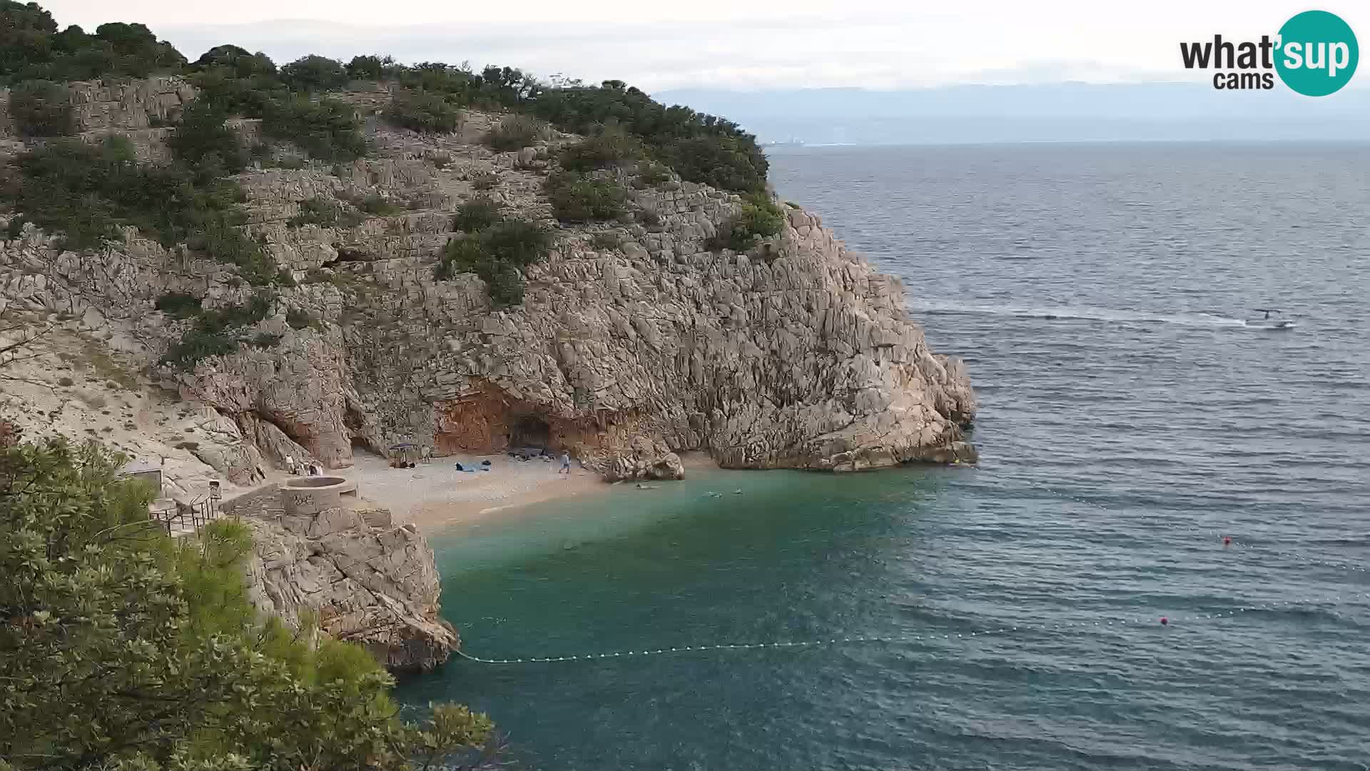 Webcam Brseč beach – Mošćenička Draga – Croatia