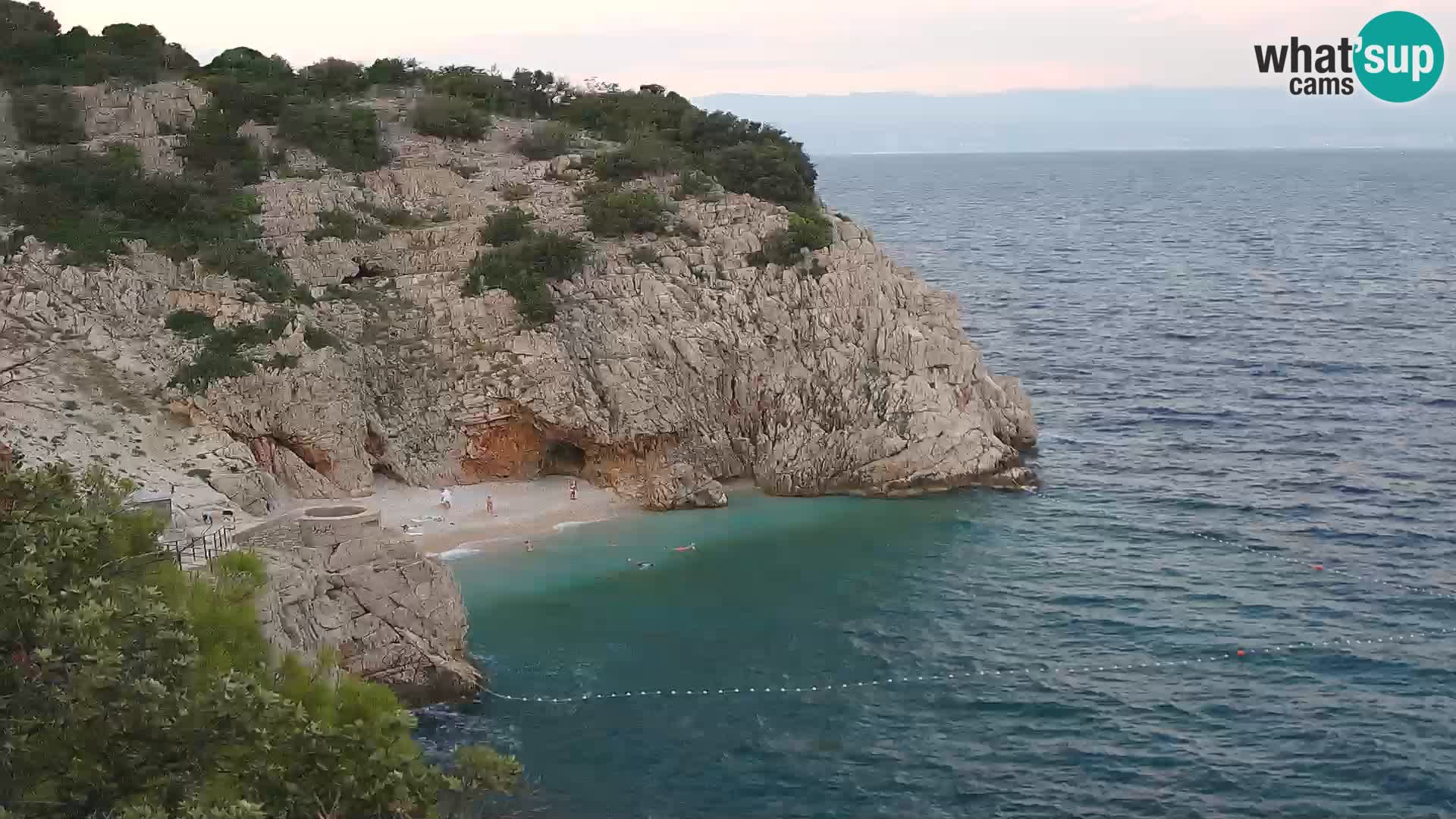 Web kamera plaže Brseč – Mošćenička Draga – Hrvatska