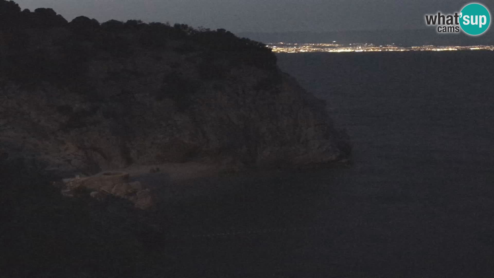 Webcam plage Brseč à Mošćenička Draga, Croatie