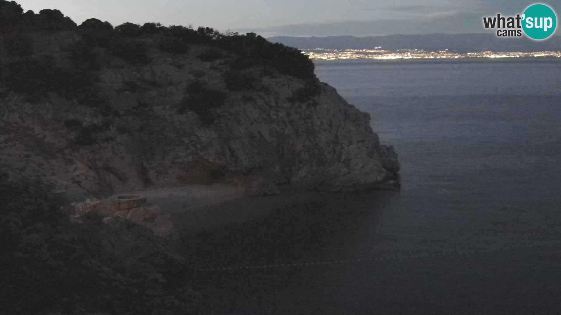 Cámara web de la playa de Brseč en Mošćenička Draga, Croacia