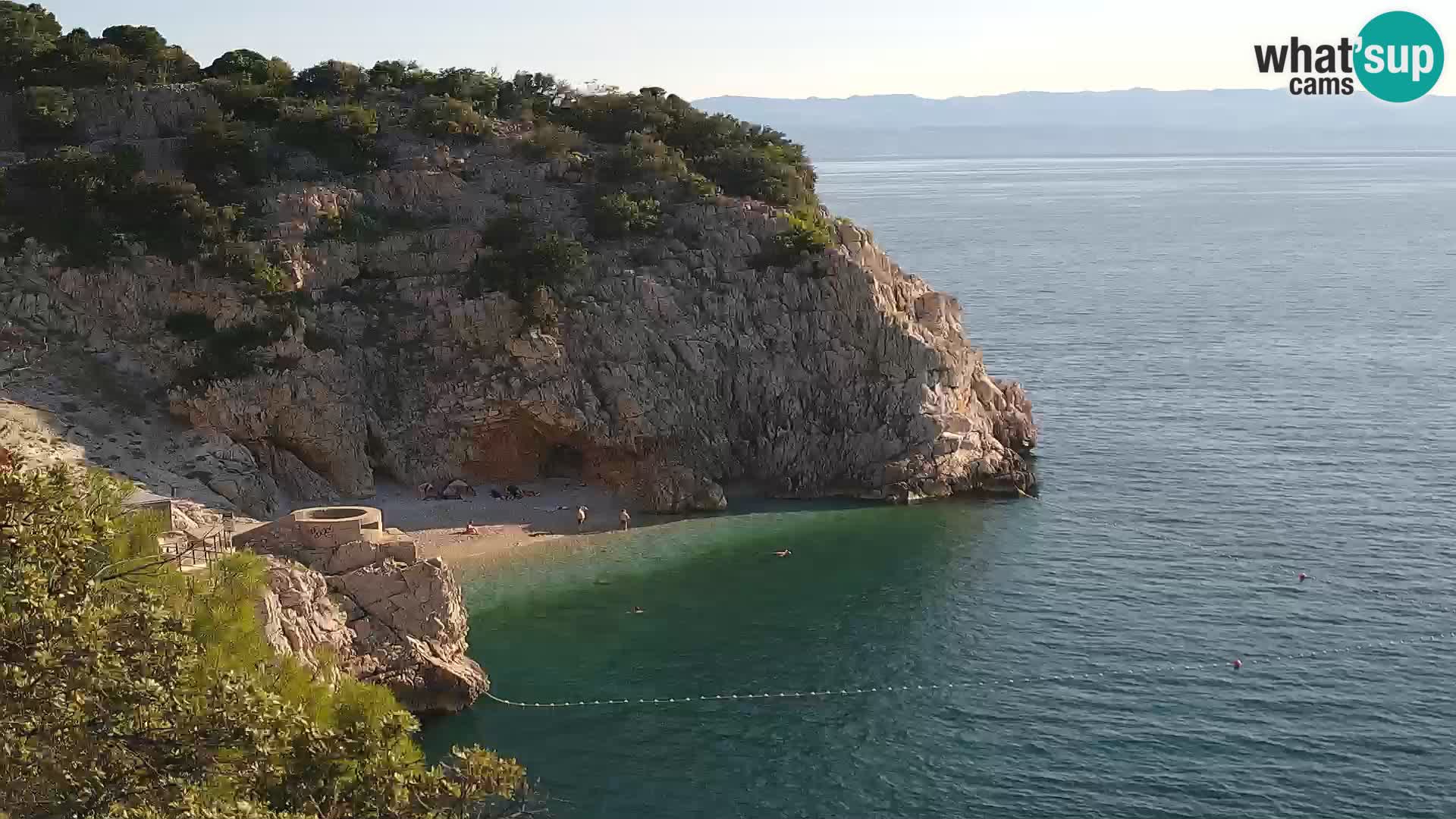 Webcam Brseč beach – Mošćenička Draga – Croatia