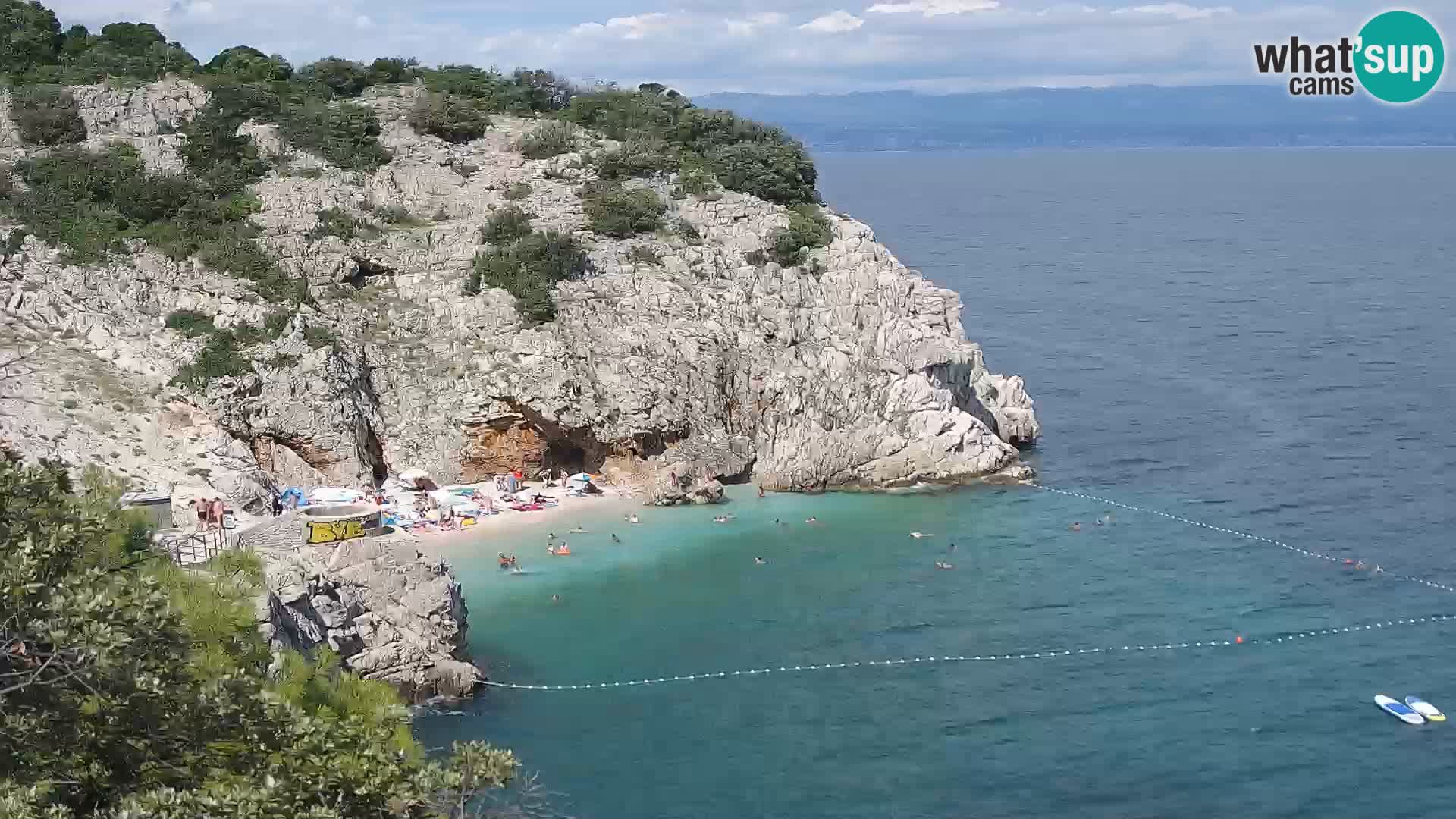 Webcam Bersezio spiaggia – Draga di Moschiena – Croazia