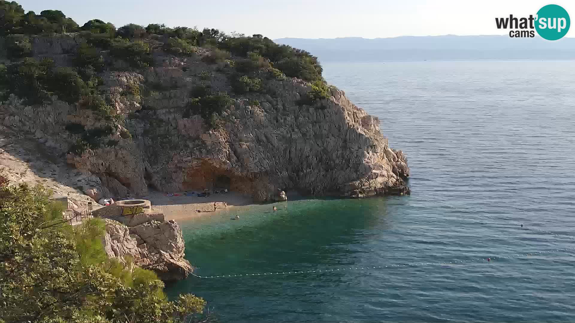 Webcam Brseč beach – Mošćenička Draga – Croatia