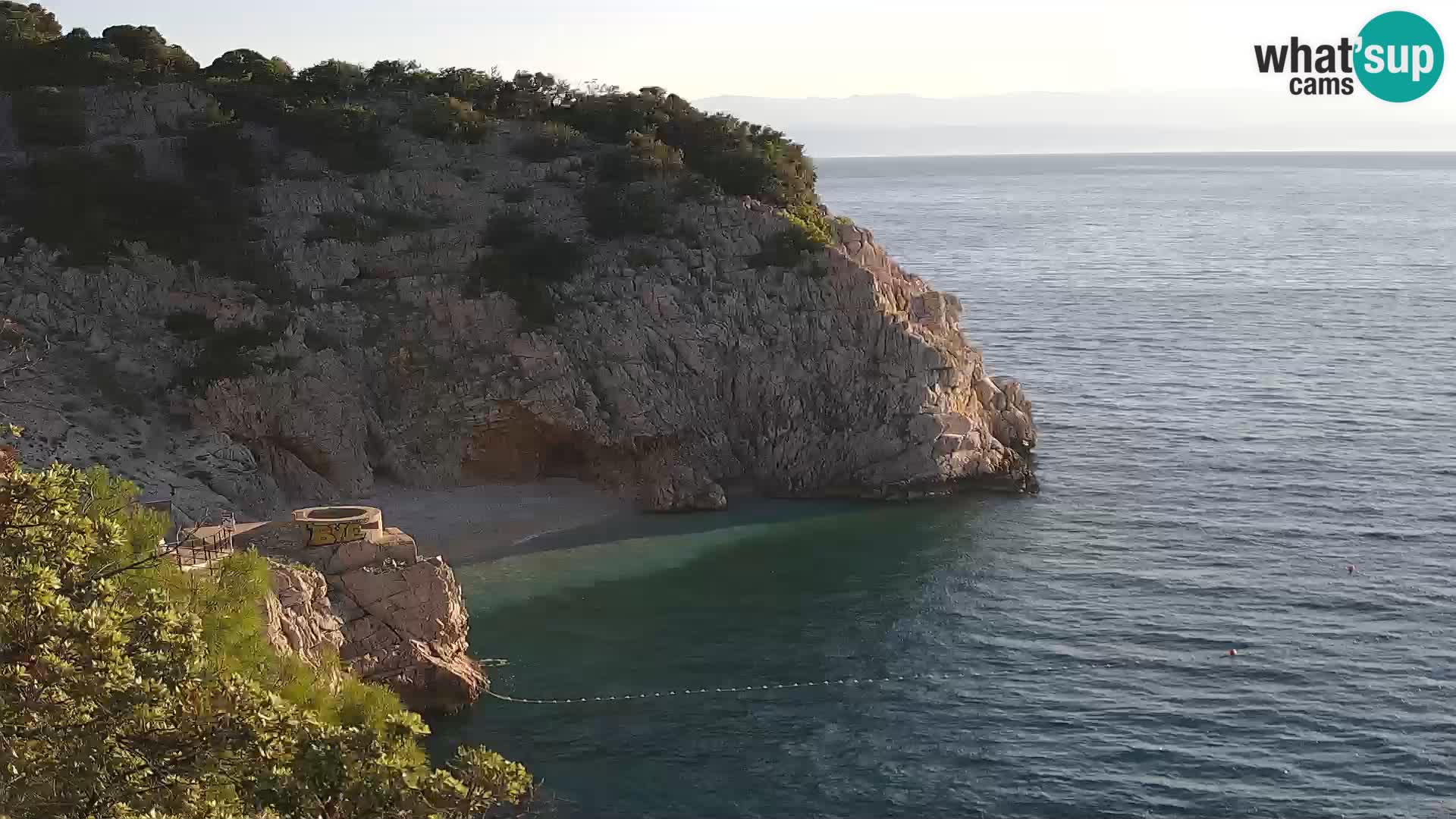 Web kamera plaže Brseč – Mošćenička Draga – Hrvatska