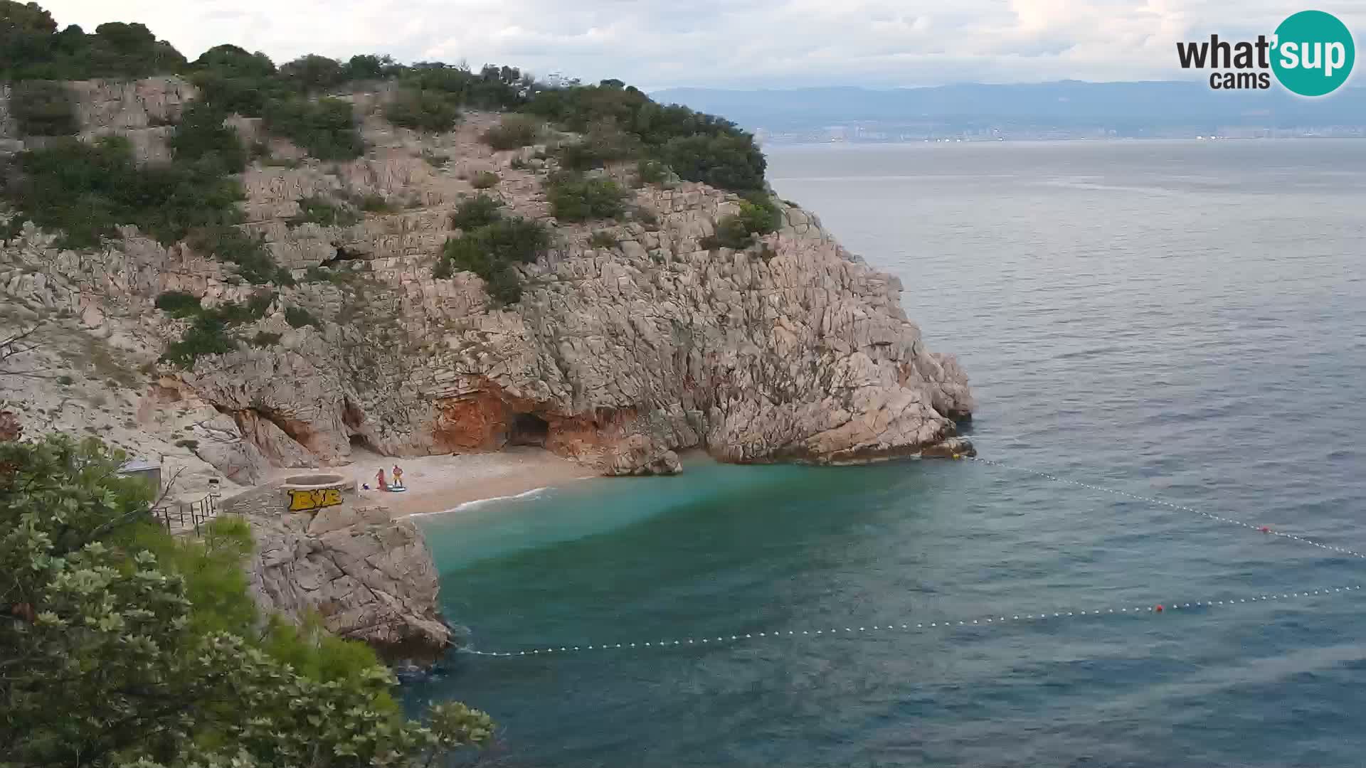 Webcam Brseč beach – Mošćenička Draga – Croatia