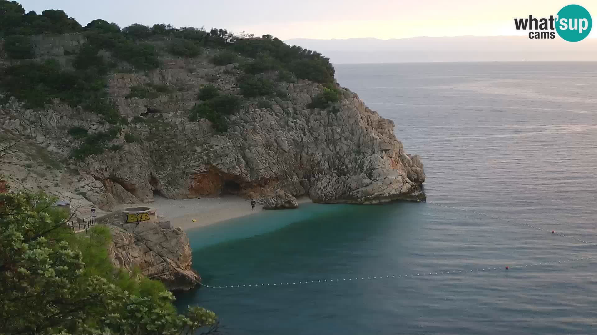 Webcam Brseč beach – Mošćenička Draga – Croatia