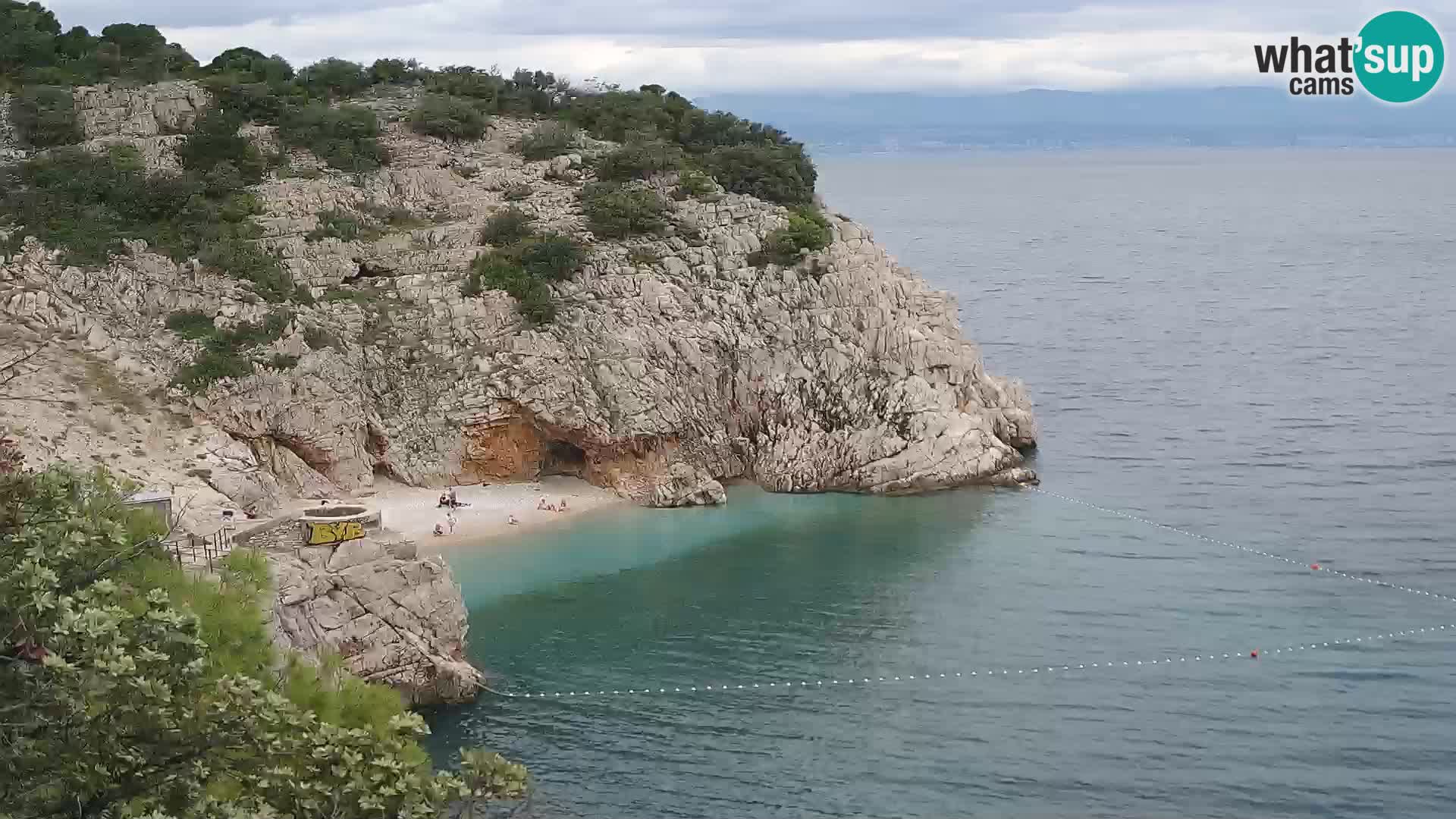 Webcam Brseč beach – Mošćenička Draga – Croatia