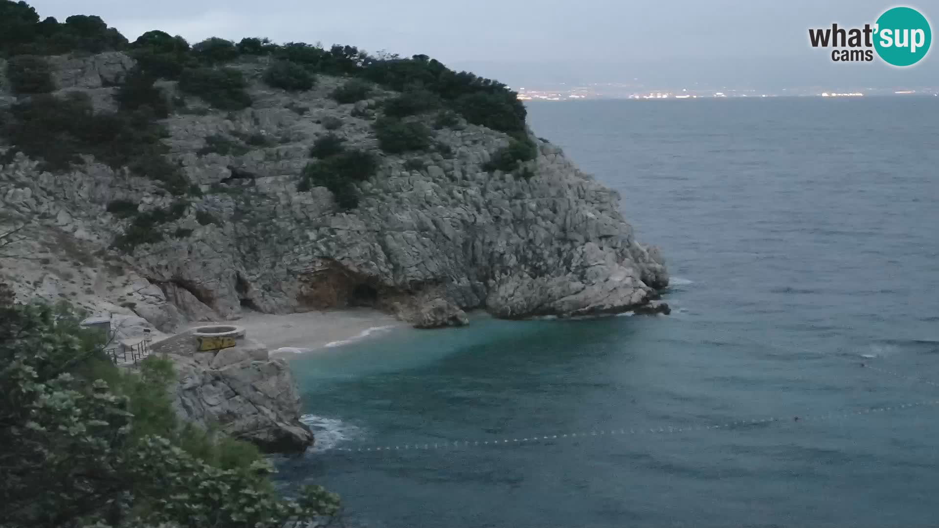 Webcam Bersezio spiaggia – Draga di Moschiena – Croazia