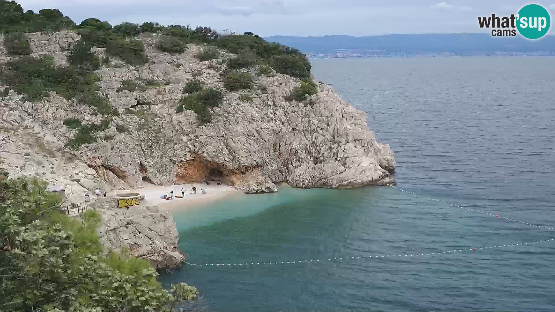 Webcam Bersezio spiaggia – Draga di Moschiena – Croazia