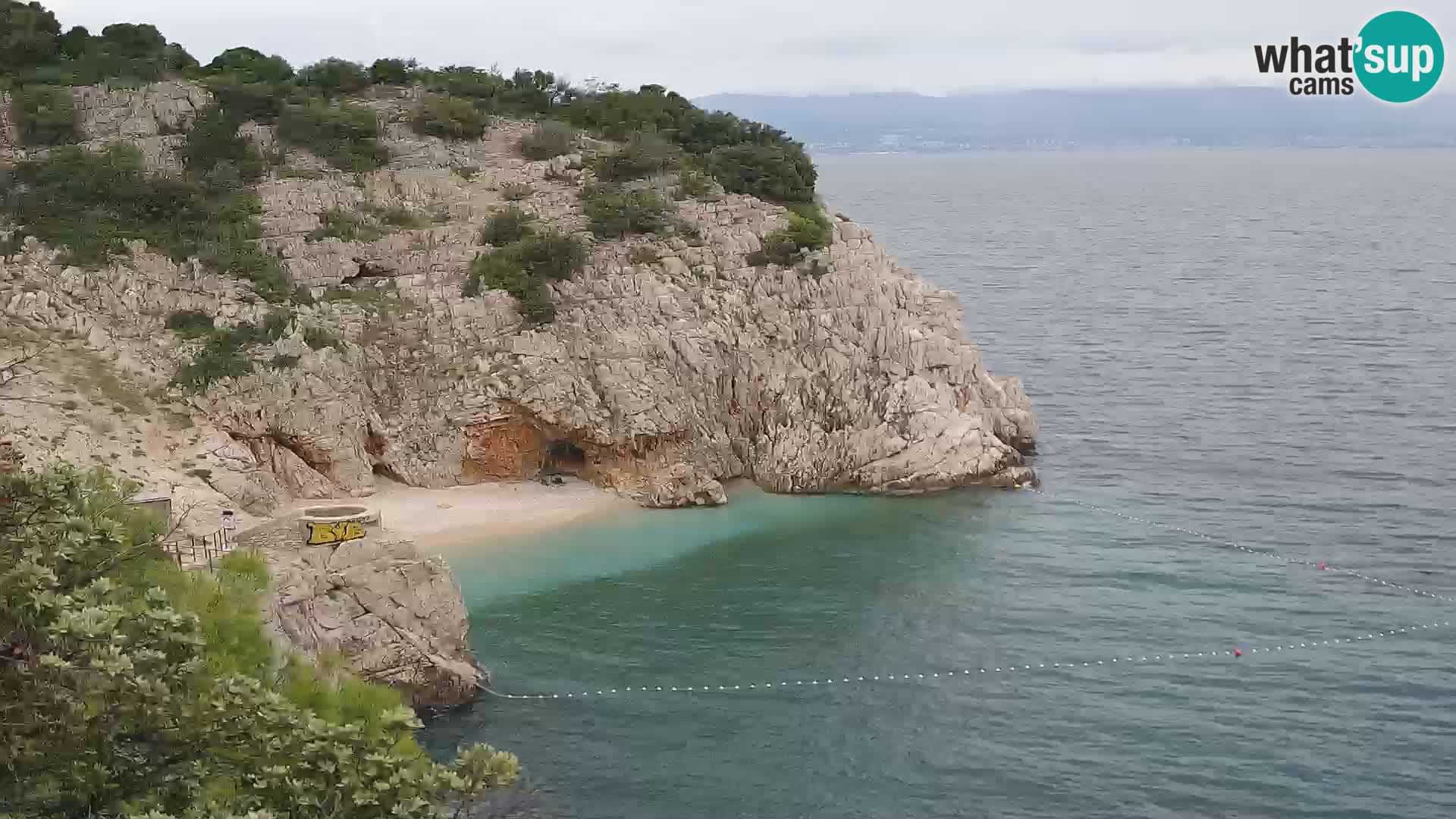 Web kamera plaže Brseč – Mošćenička Draga – Hrvatska