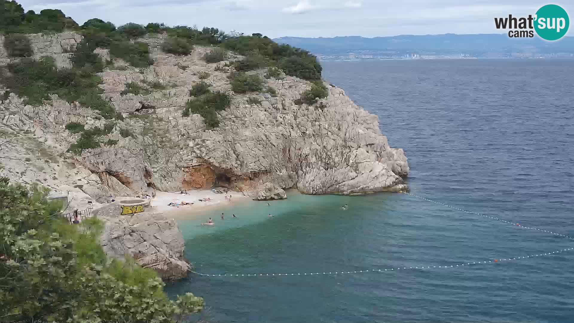 Webcam Brseč Strand – Mošćenička Draga – Kroatien
