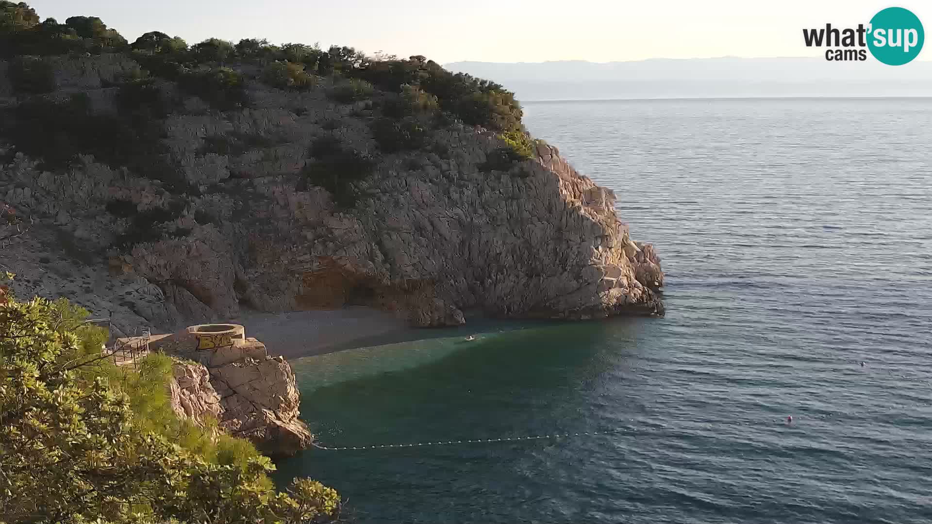 Web kamera plaže Brseč – Mošćenička Draga – Hrvatska