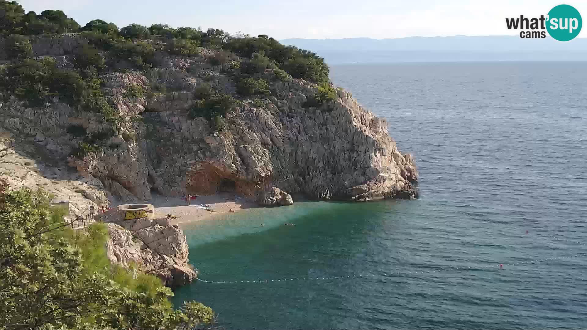 Webcam Brseč Strand – Mošćenička Draga – Kroatien