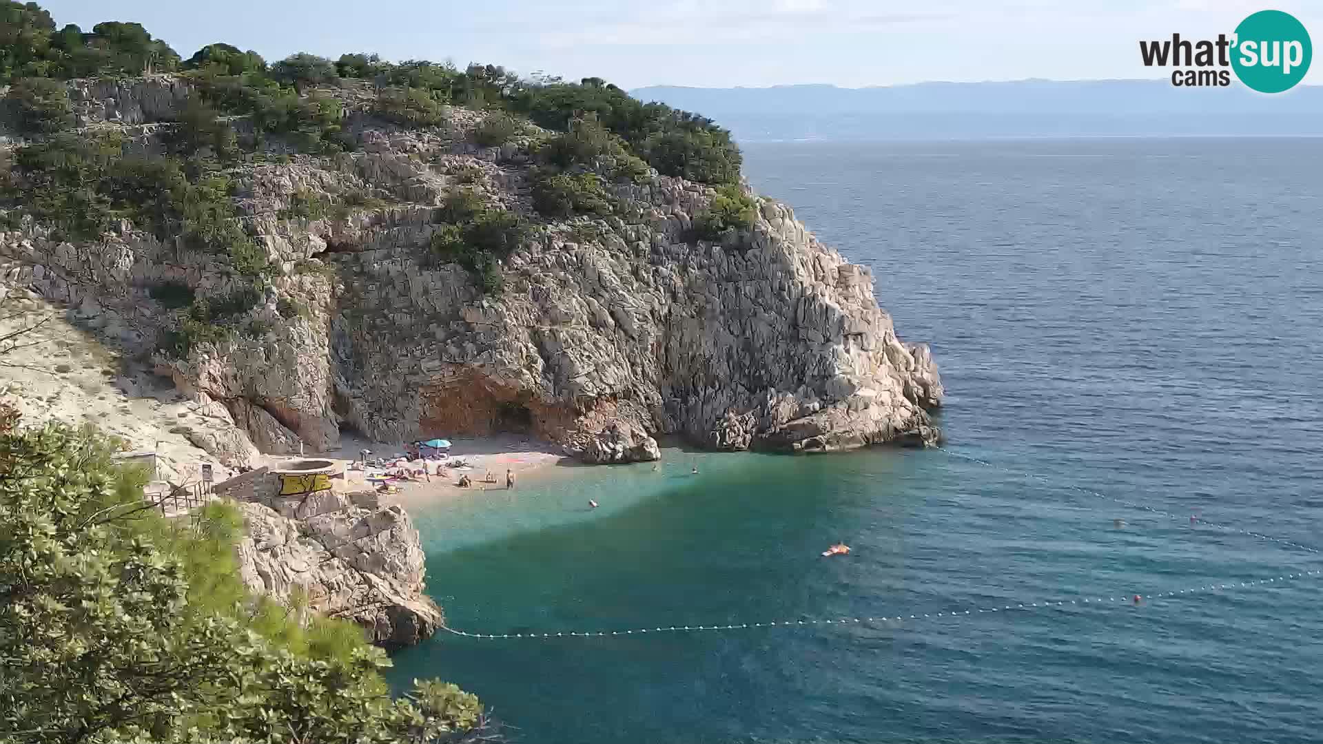 Webcam Brseč Strand – Mošćenička Draga – Kroatien