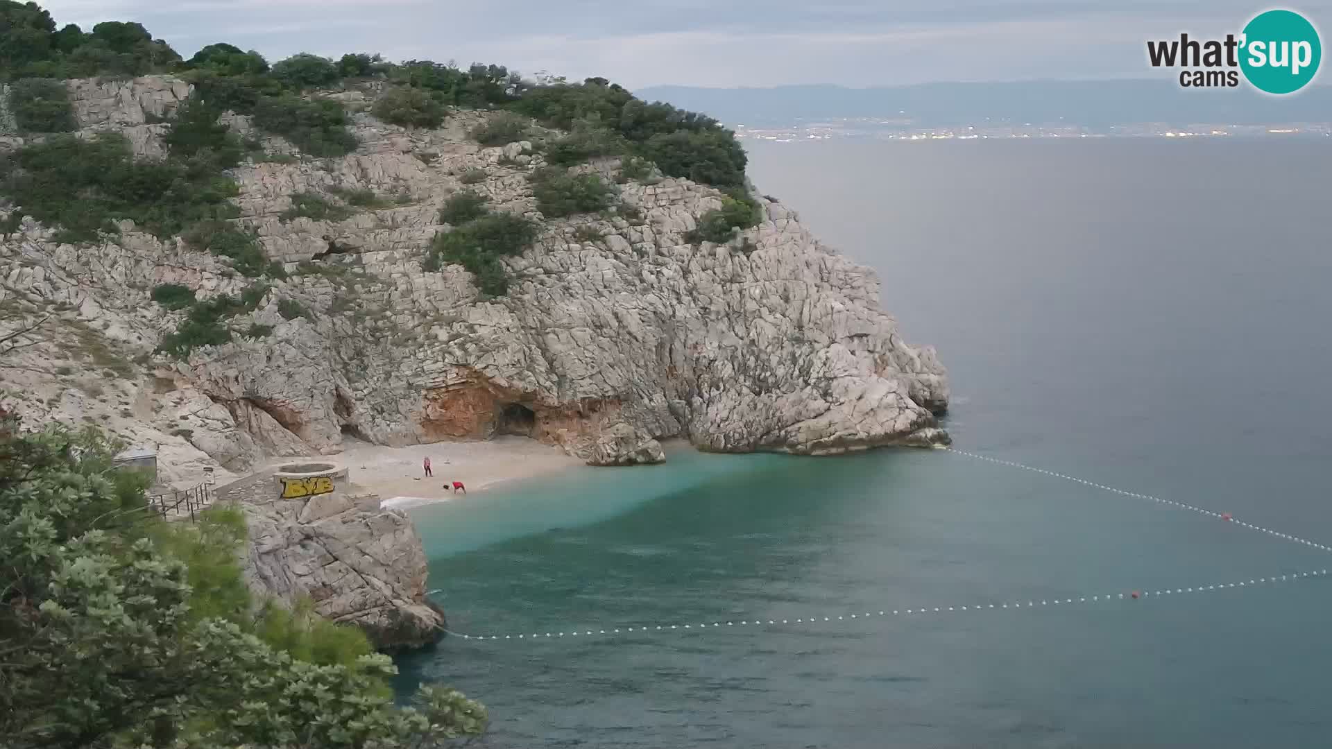 Webcam Brseč beach – Mošćenička Draga – Croatia