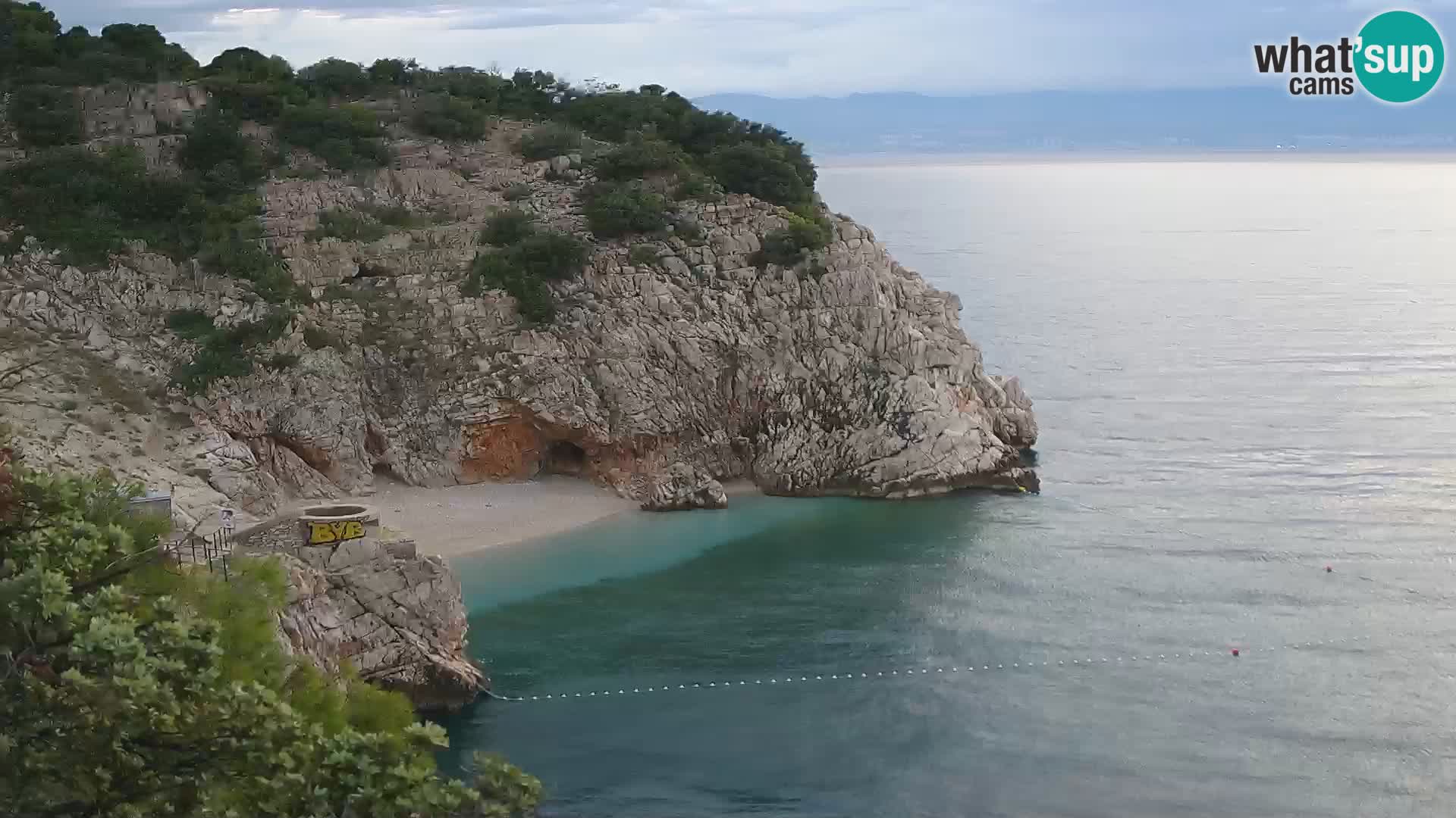 Webcam Bersezio spiaggia – Draga di Moschiena – Croazia
