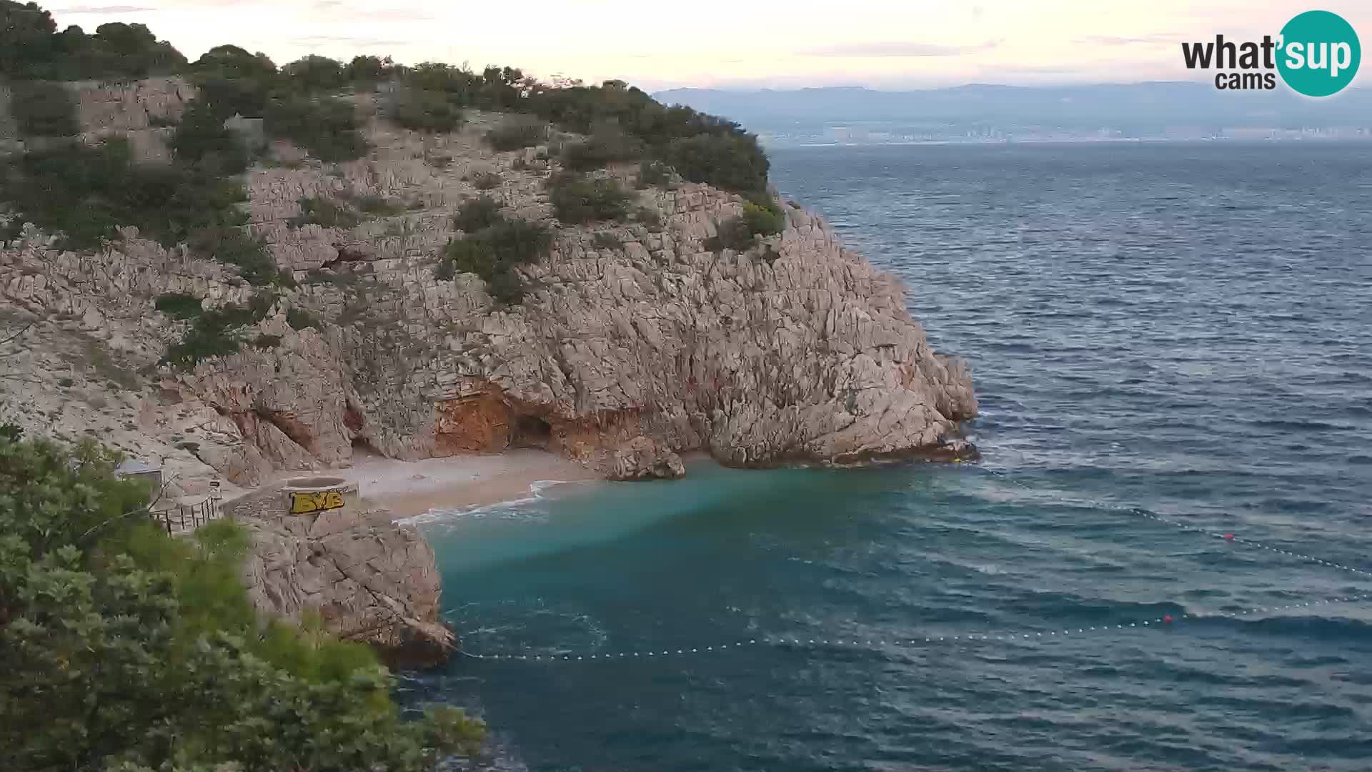 Webcam Bersezio spiaggia – Draga di Moschiena – Croazia