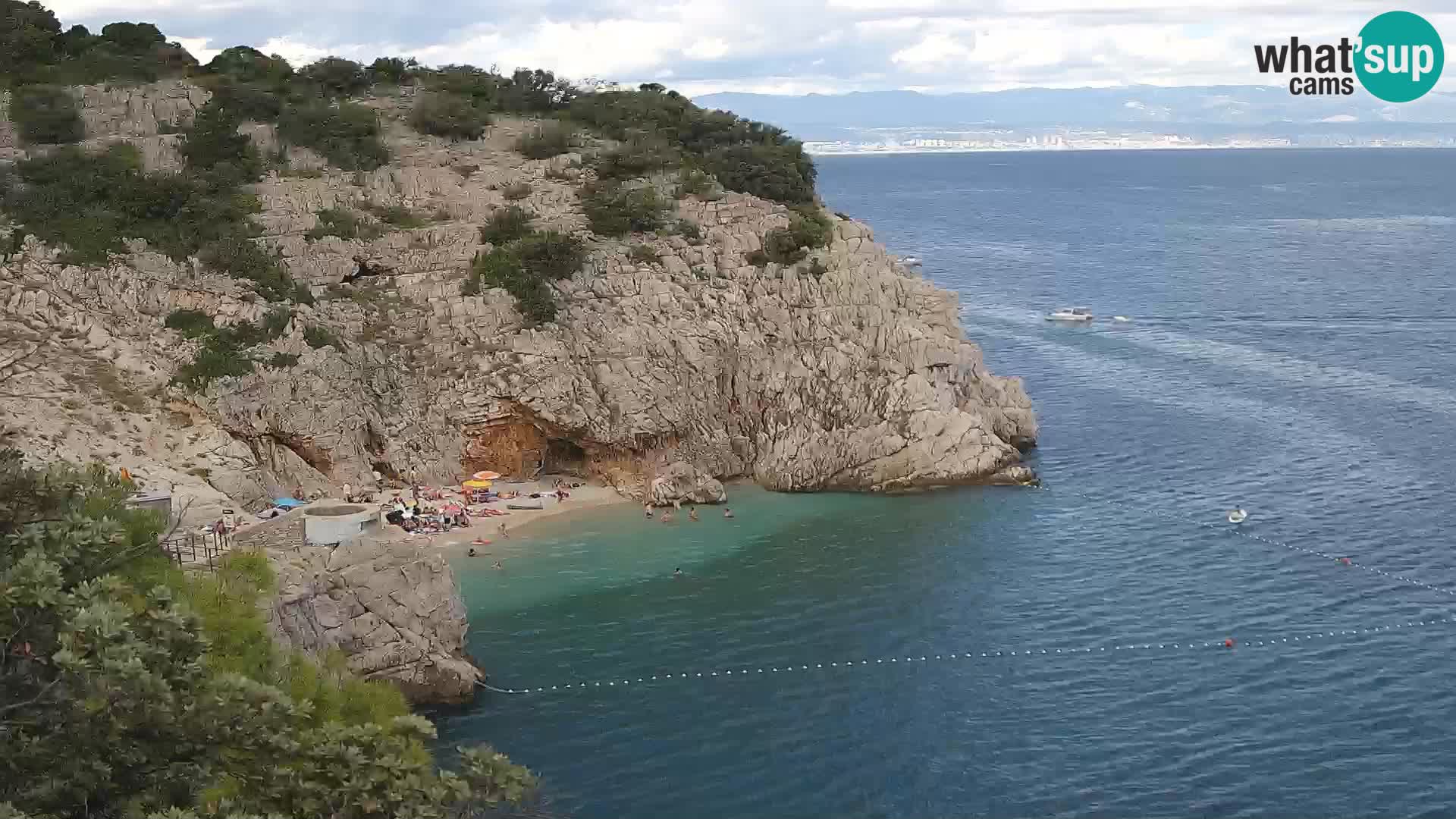 Webcam Brseč Strand – Mošćenička Draga – Kroatien