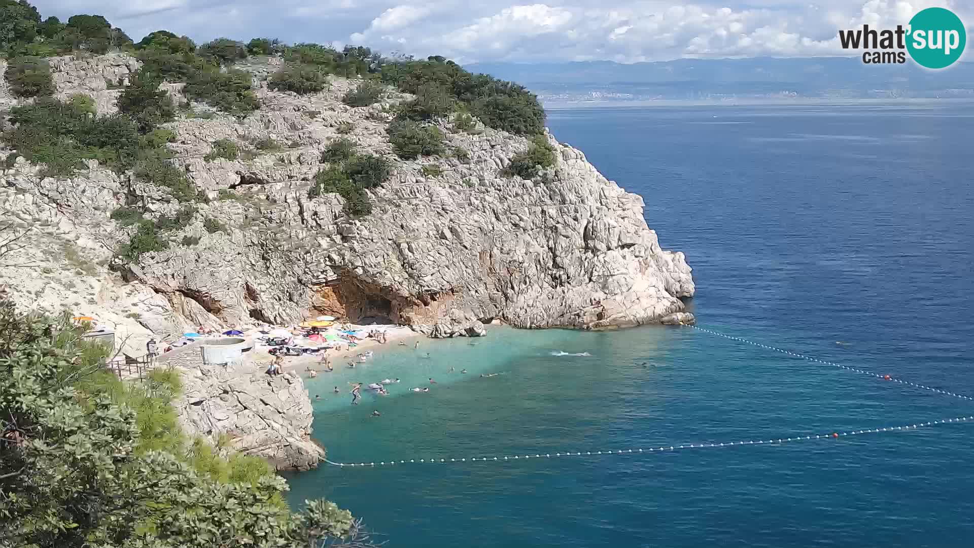 Webcam Brseč Strand – Mošćenička Draga – Kroatien